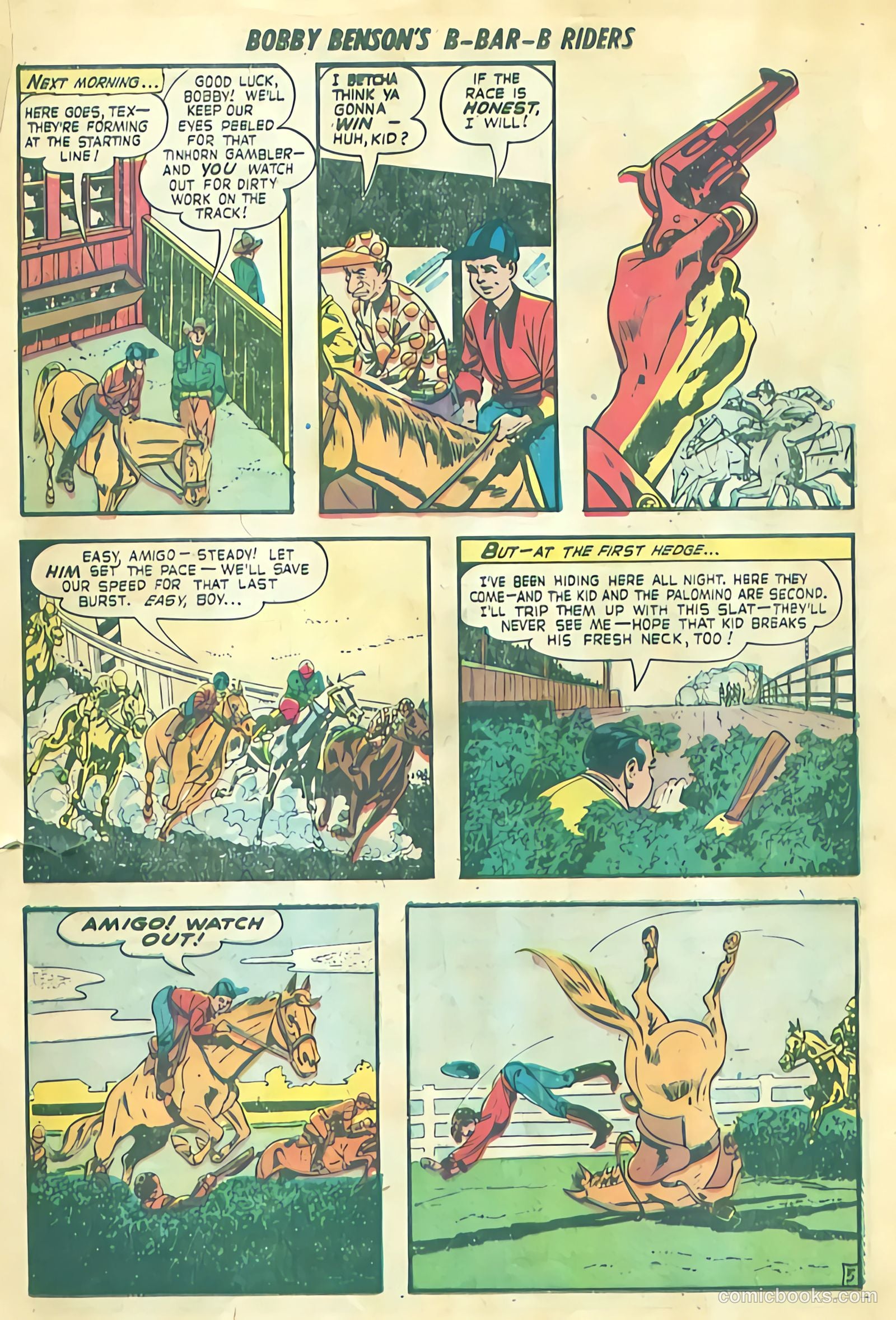 Bobby Benson's B-Bar-B Riders #11 (1951) — page 7 of 36