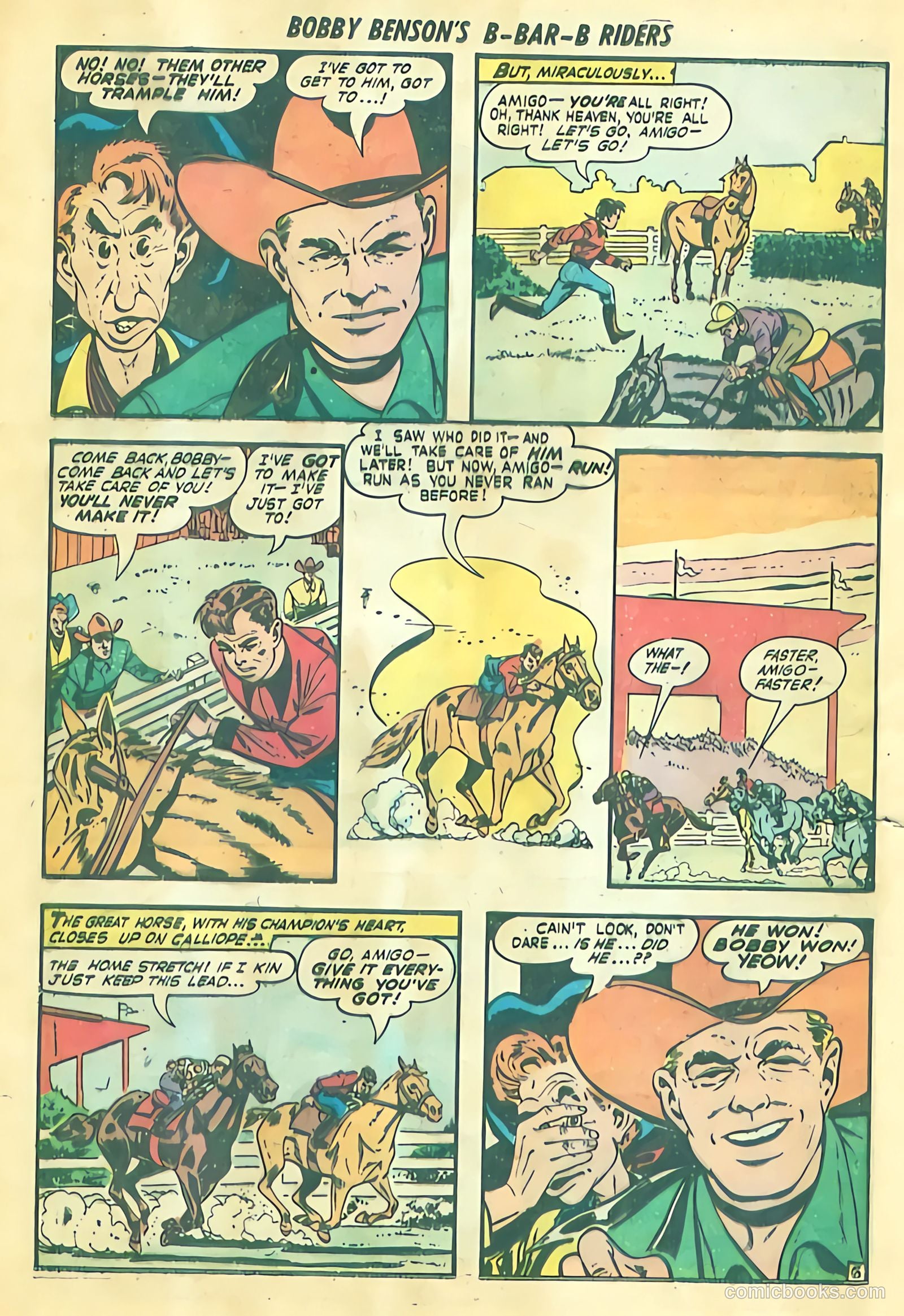 Bobby Benson's B-Bar-B Riders #11 (1951) — page 8 of 36