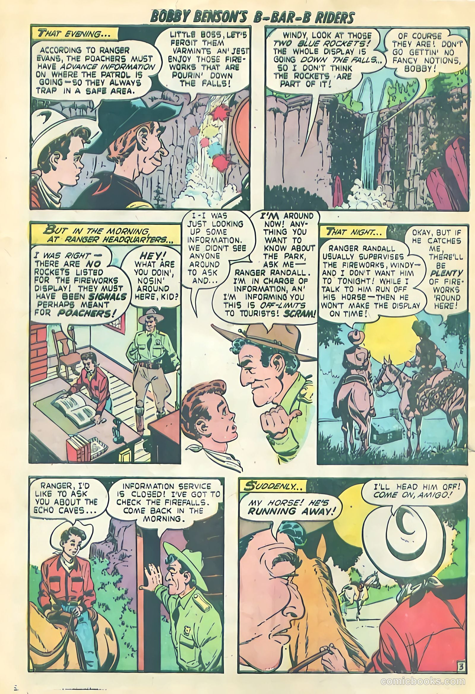 Bobby Benson's B-Bar-B Riders #11 (1951) — page 12 of 36
