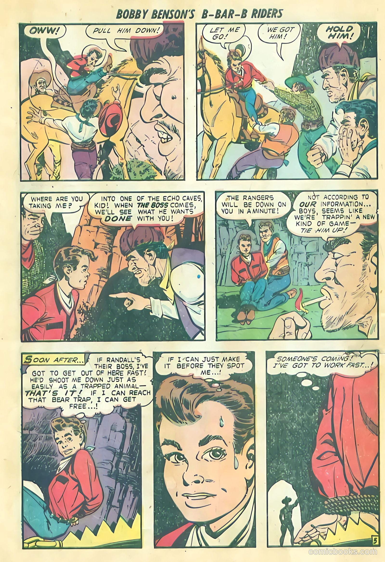 Bobby Benson's B-Bar-B Riders #11 (1951) — page 14 of 36