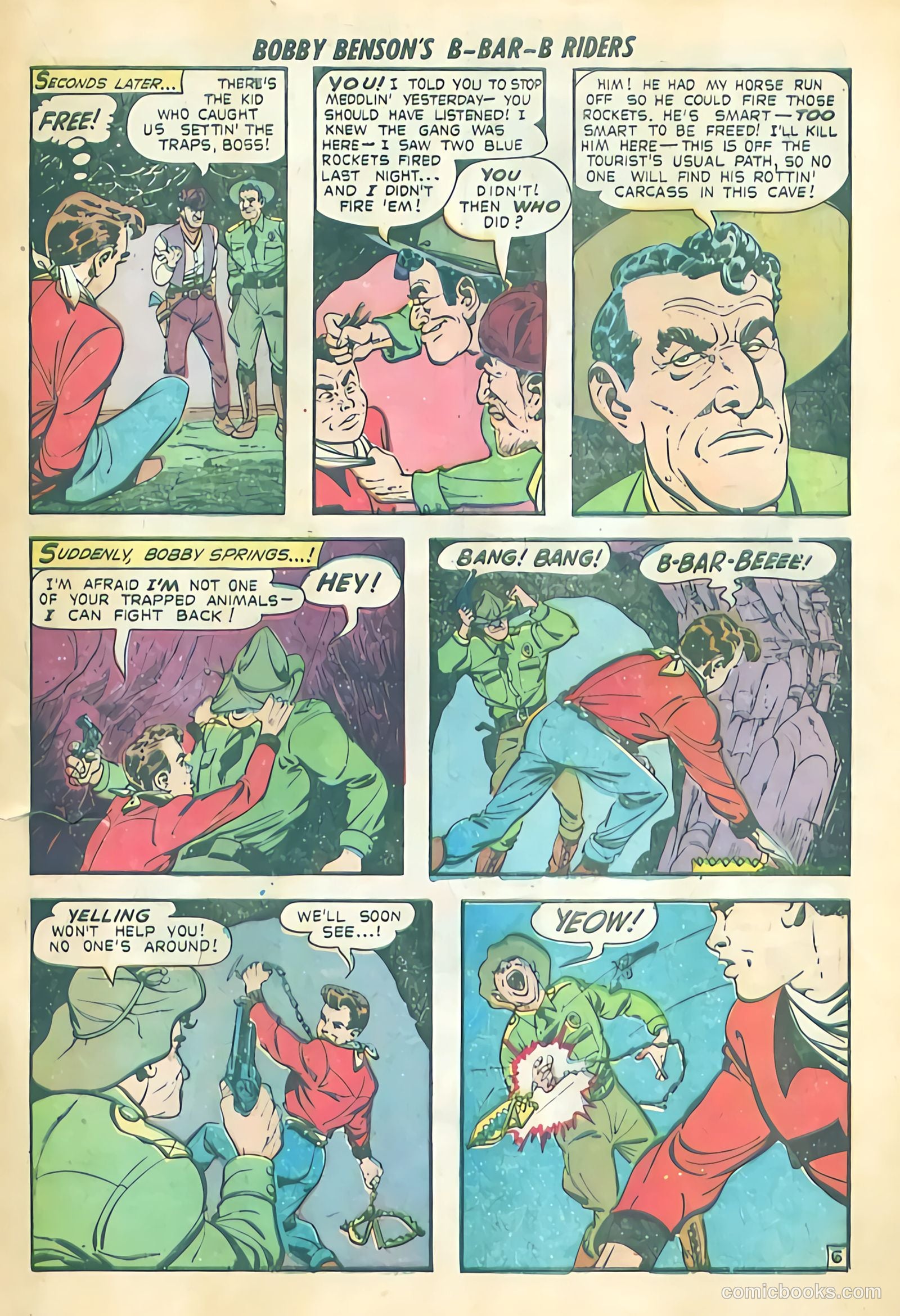 Bobby Benson's B-Bar-B Riders #11 (1951) — page 15 of 36