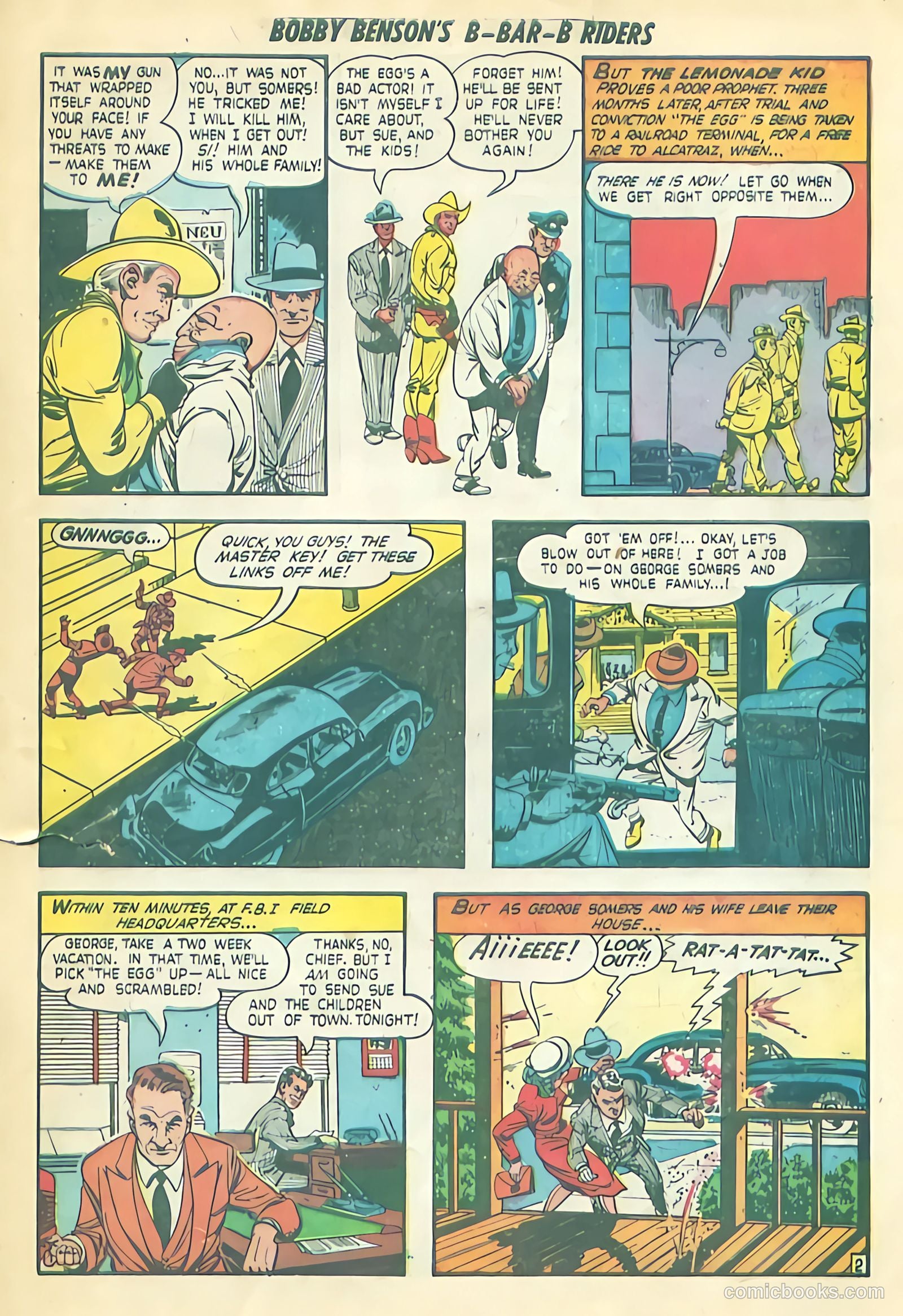 Bobby Benson's B-Bar-B Riders #11 (1951) — page 19 of 36