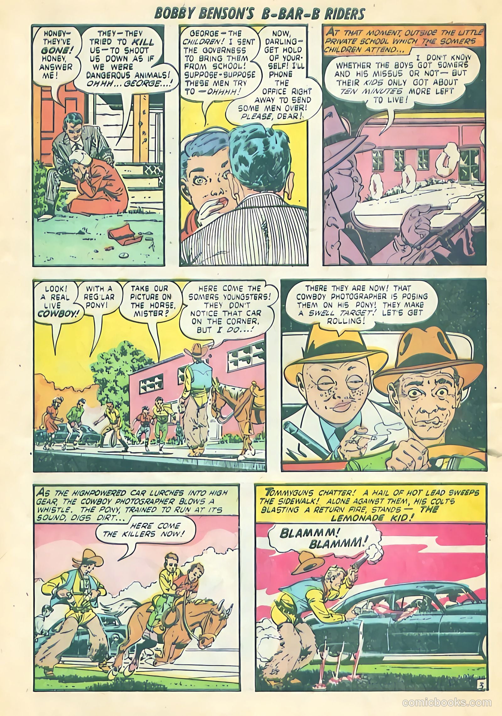 Bobby Benson's B-Bar-B Riders #11 (1951) — page 20 of 36