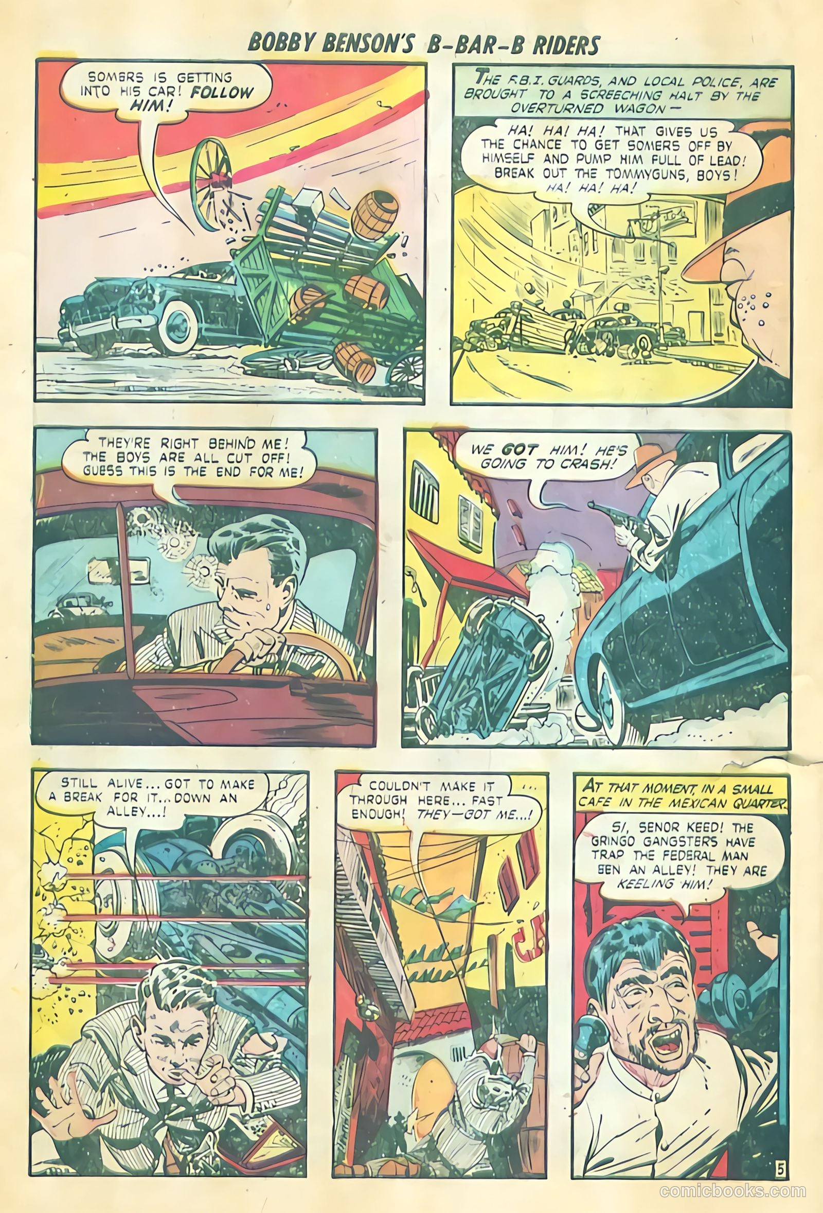 Bobby Benson's B-Bar-B Riders #11 (1951) — page 22 of 36