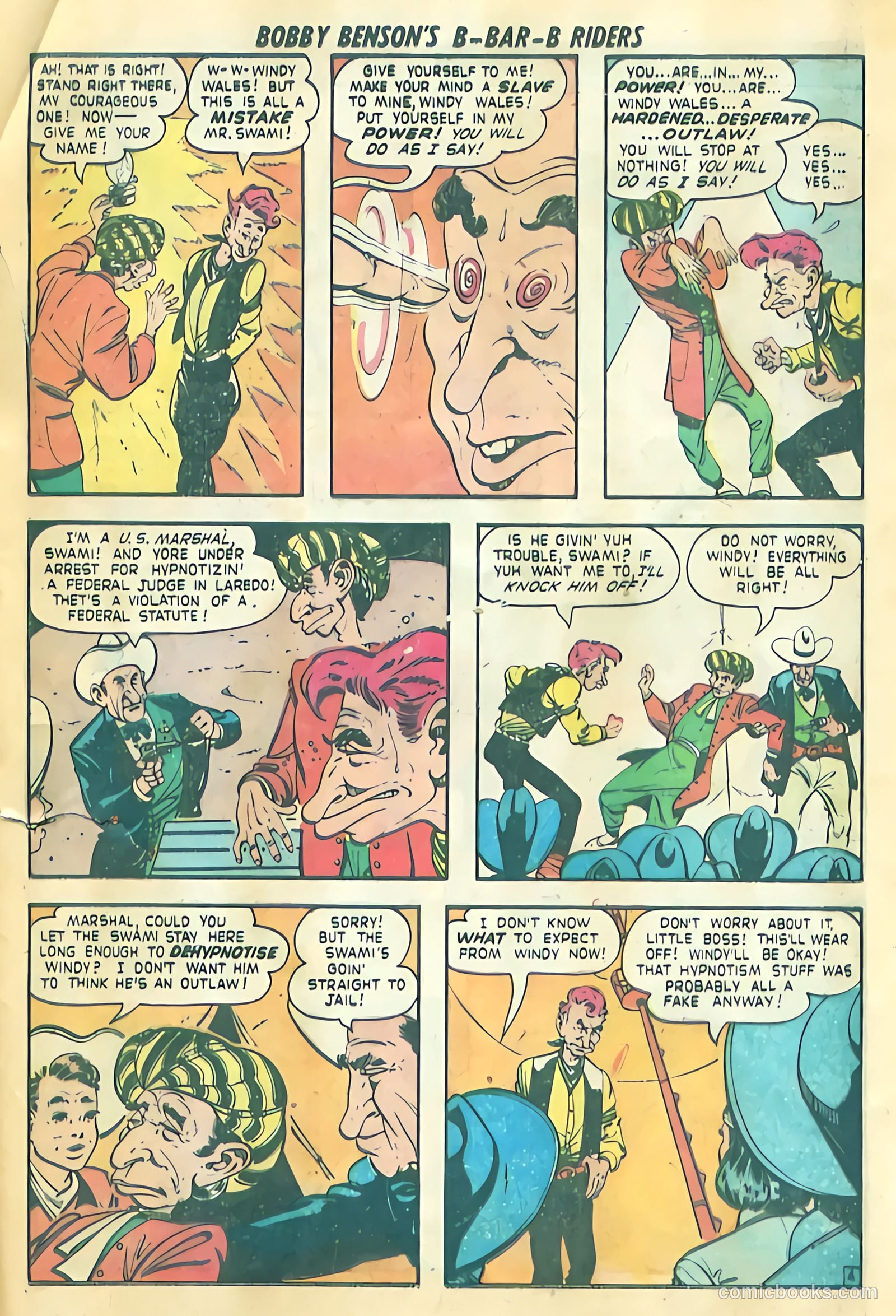 Bobby Benson's B-Bar-B Riders #11 (1951) — page 29 of 36