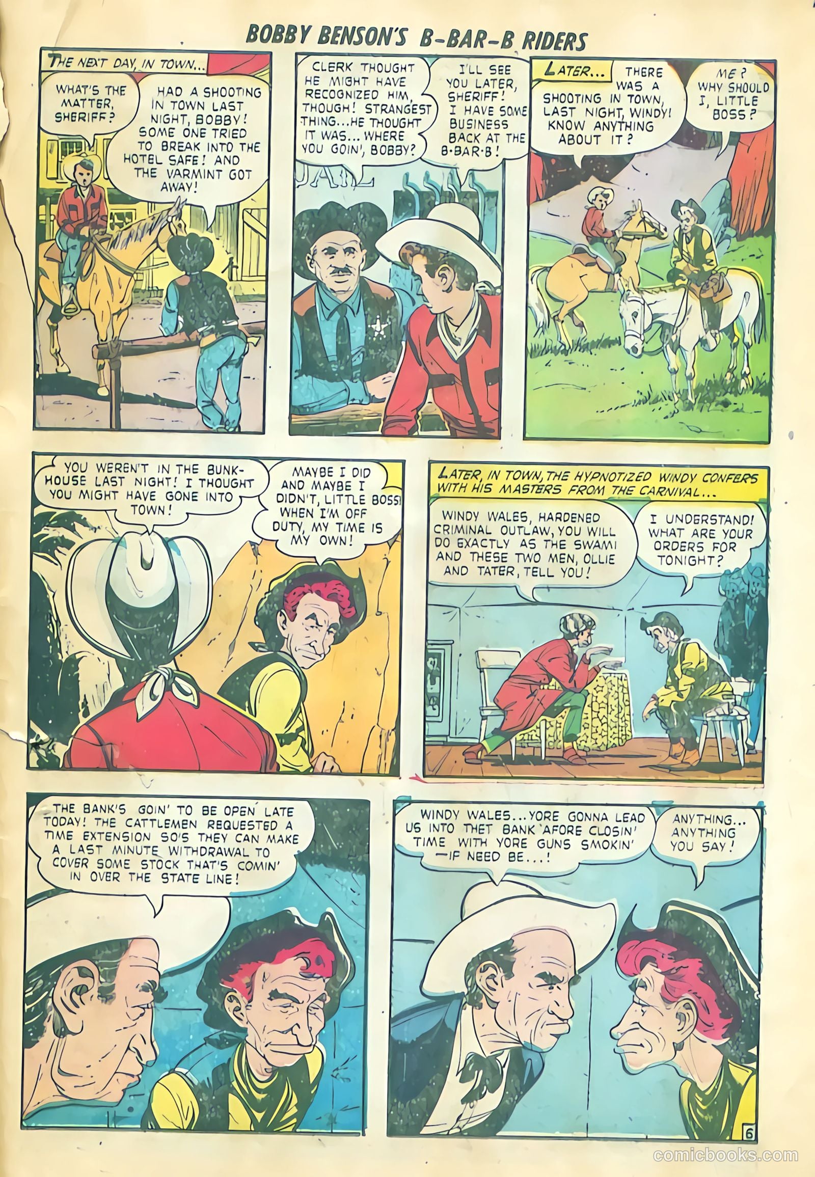 Bobby Benson's B-Bar-B Riders #11 (1951) — page 31 of 36