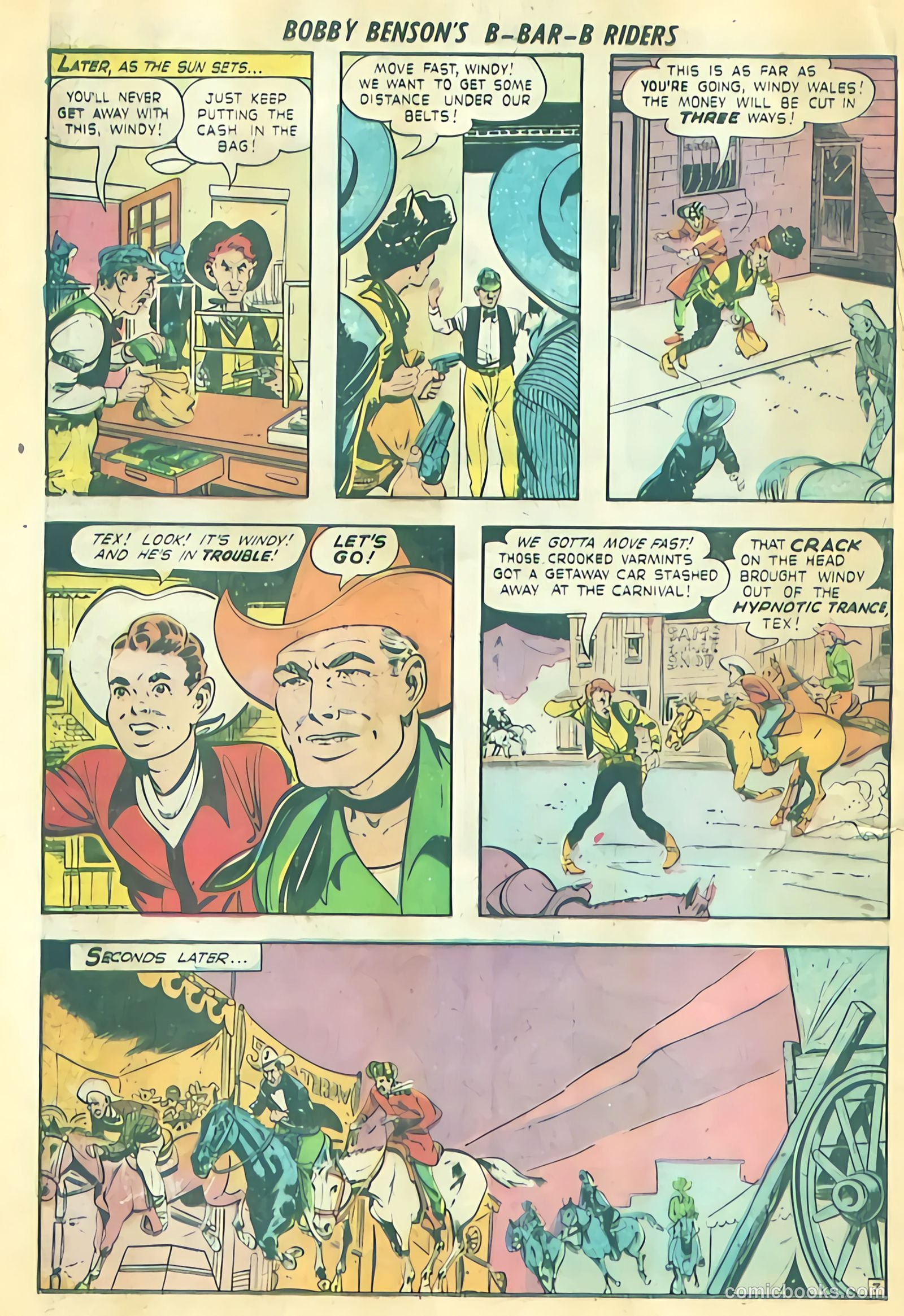 Bobby Benson's B-Bar-B Riders #11 (1951) — page 32 of 36