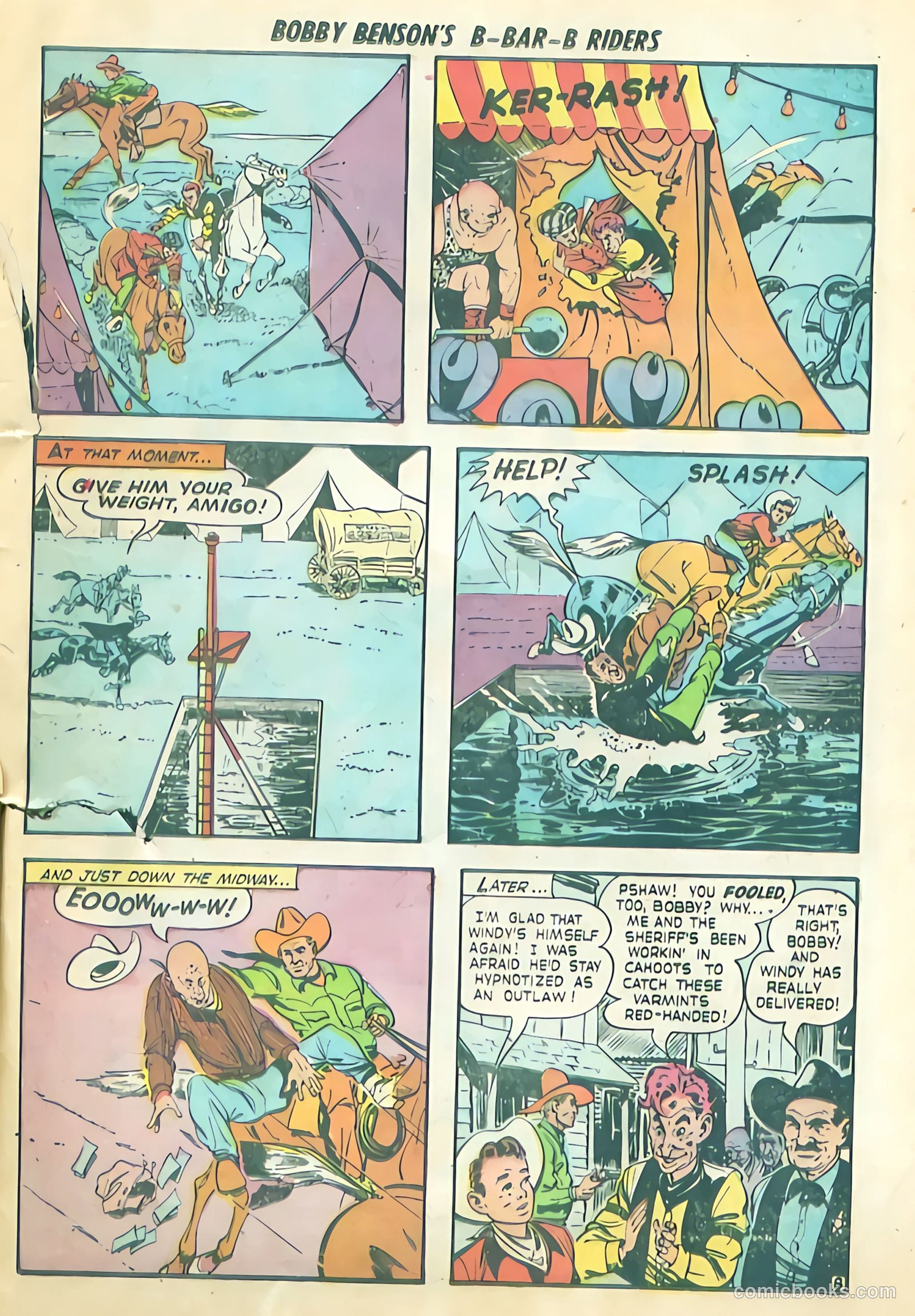 Bobby Benson's B-Bar-B Riders #11 (1951) — page 33 of 36