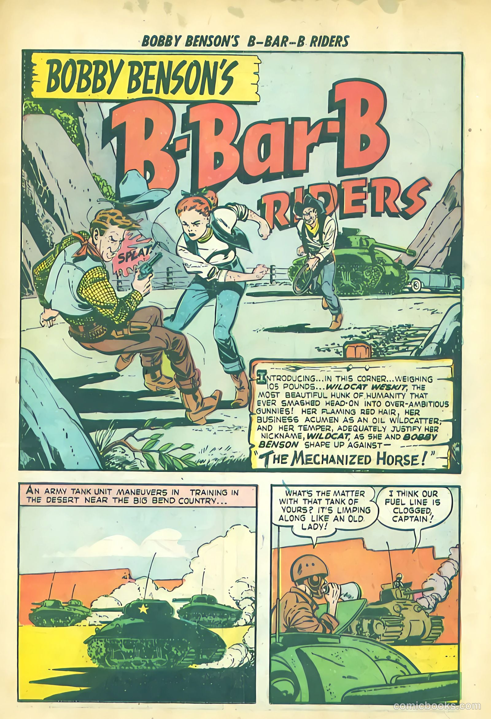 Bobby Benson's B-Bar-B Riders #12 (1951) — page 3 of 36