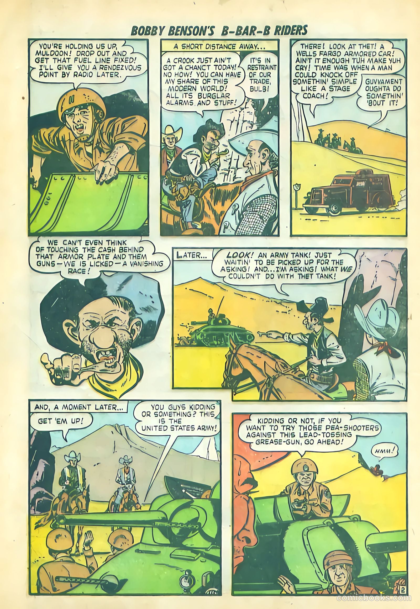 Bobby Benson's B-Bar-B Riders #12 (1951) — page 4 of 36