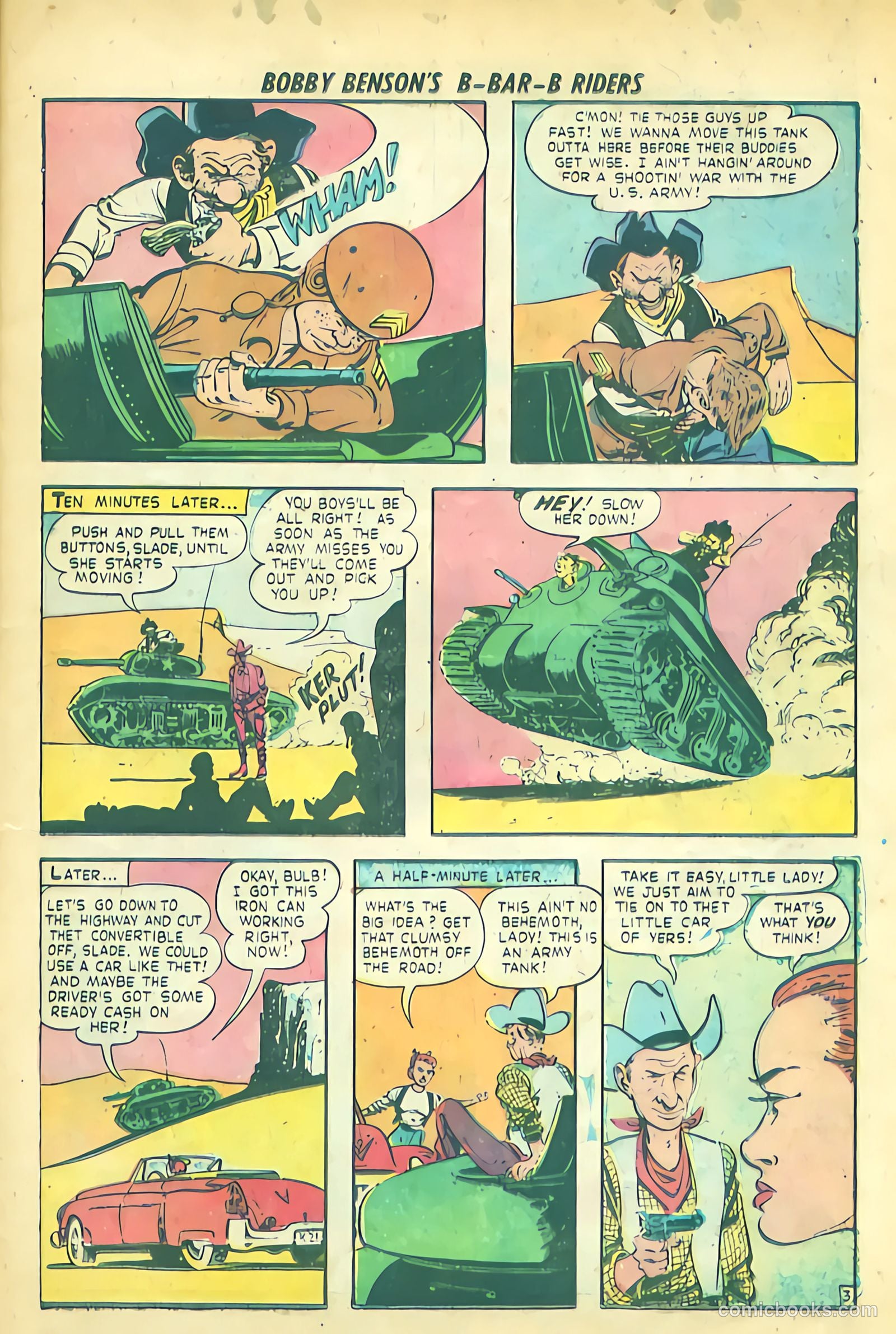 Bobby Benson's B-Bar-B Riders #12 (1951) — page 5 of 36