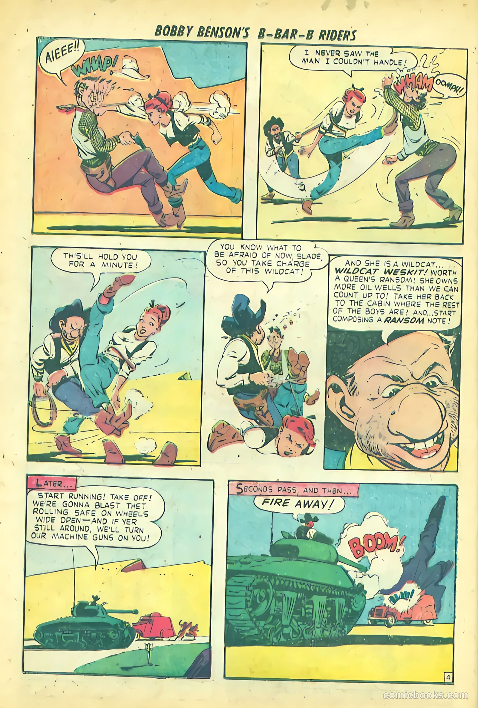 Bobby Benson's B-Bar-B Riders #12 (1951) — page 6 of 36