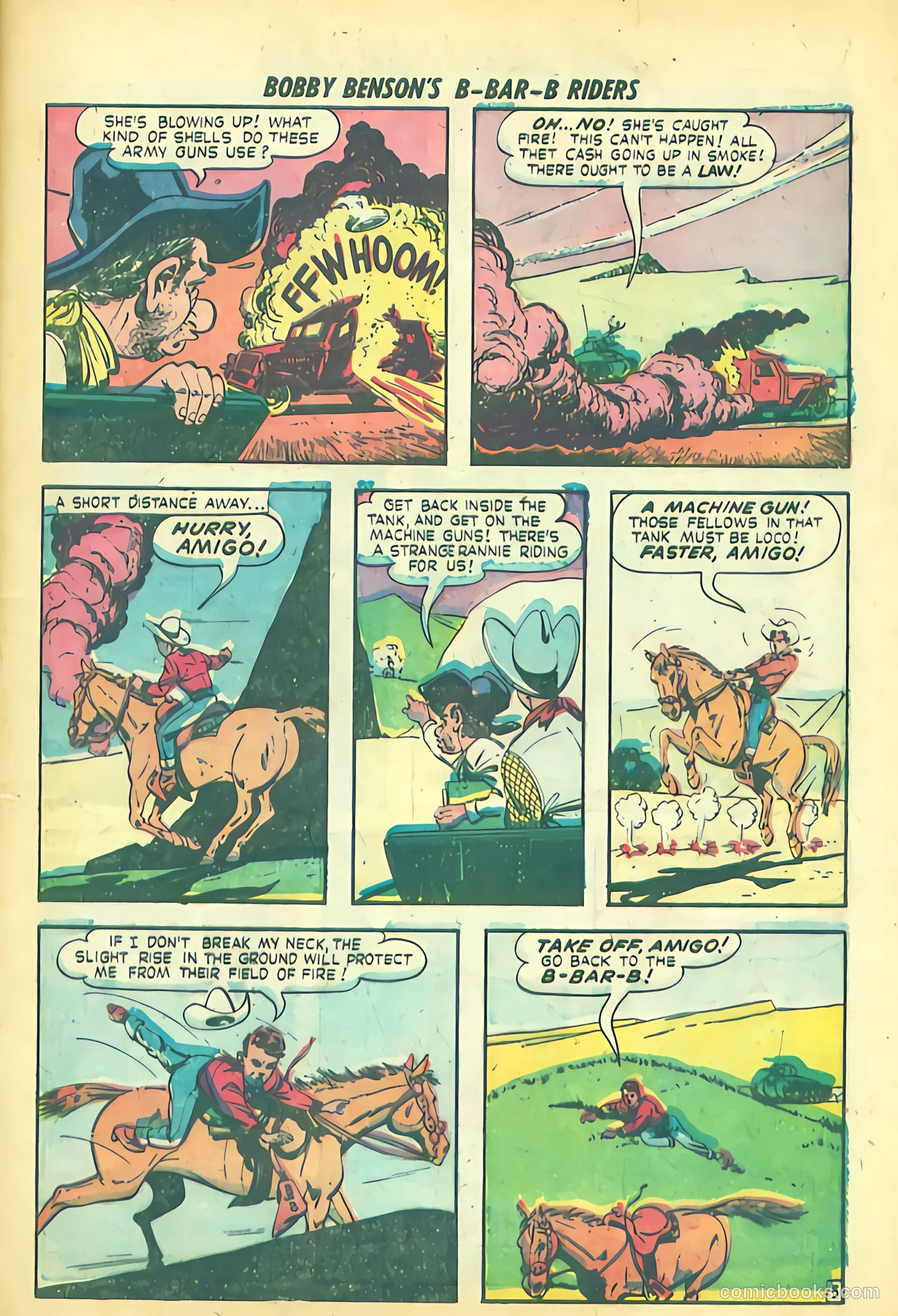 Bobby Benson's B-Bar-B Riders #12 (1951) — page 7 of 36