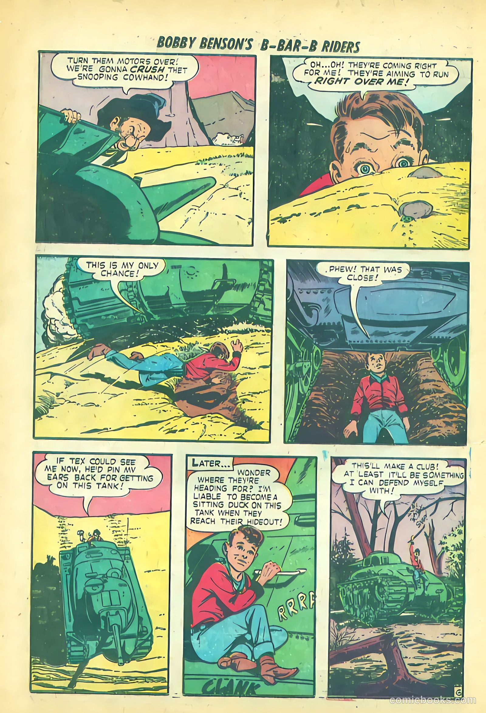 Bobby Benson's B-Bar-B Riders #12 (1951) — page 8 of 36