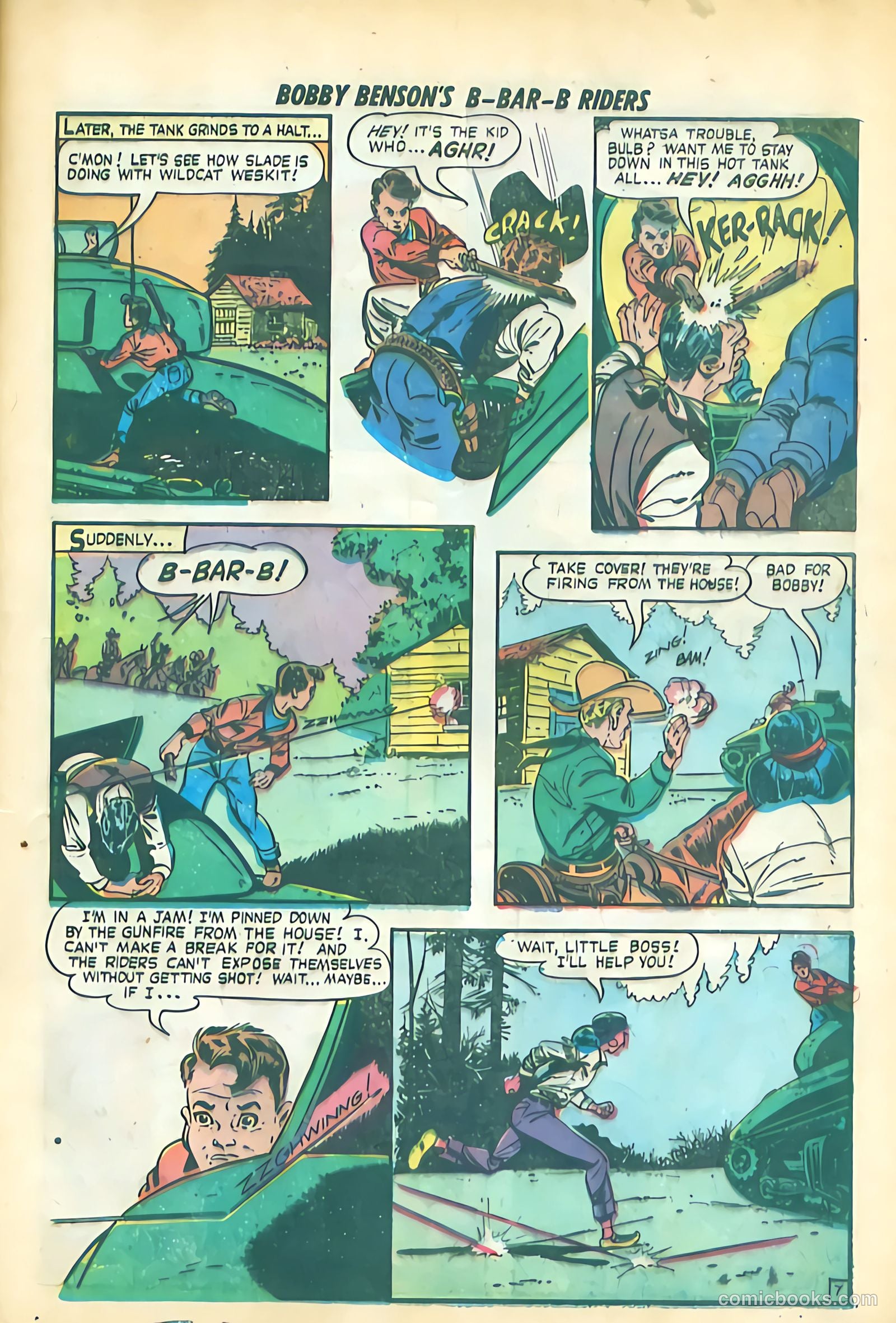 Bobby Benson's B-Bar-B Riders #12 (1951) — page 9 of 36