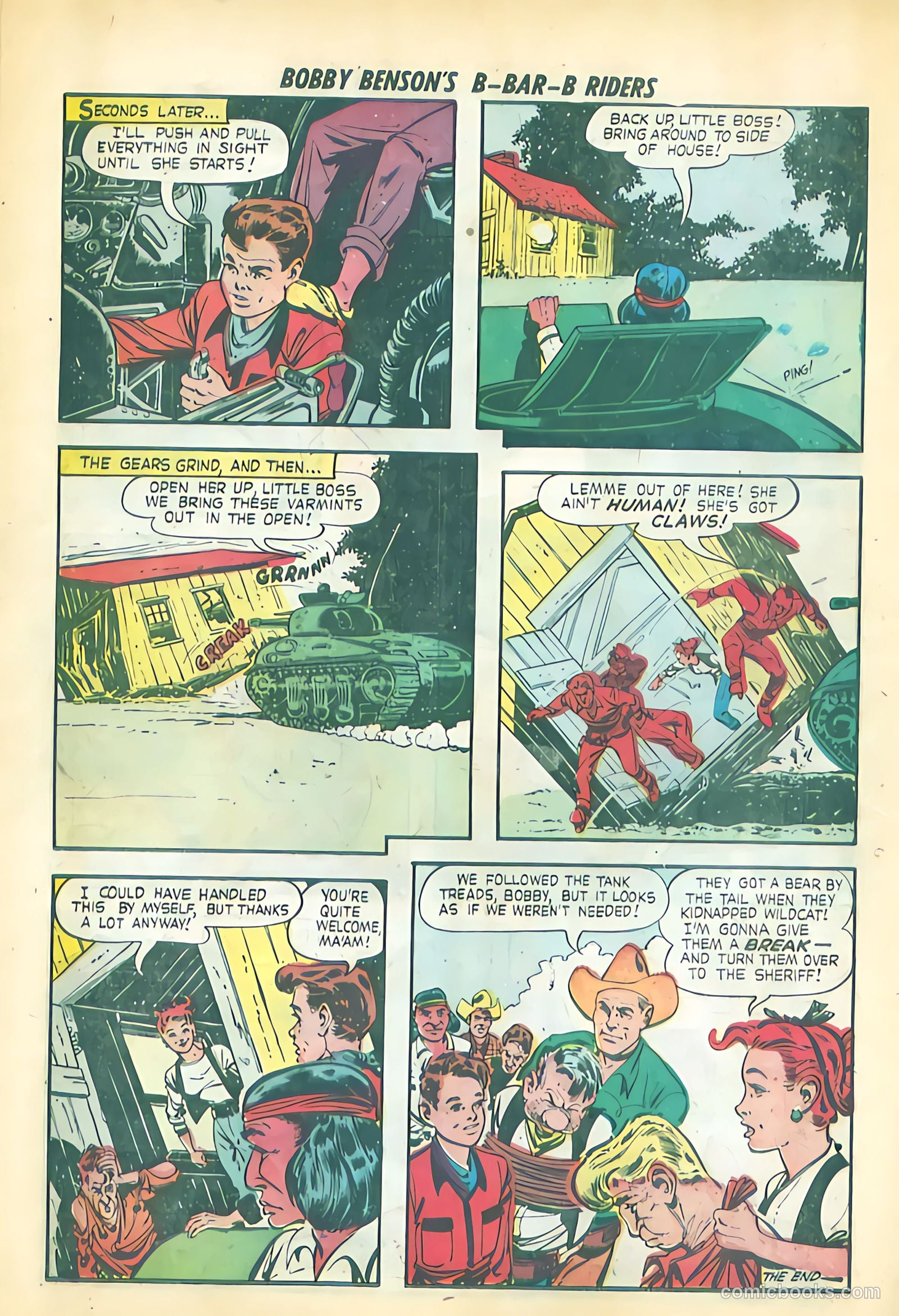 Bobby Benson's B-Bar-B Riders #12 (1951) — page 10 of 36