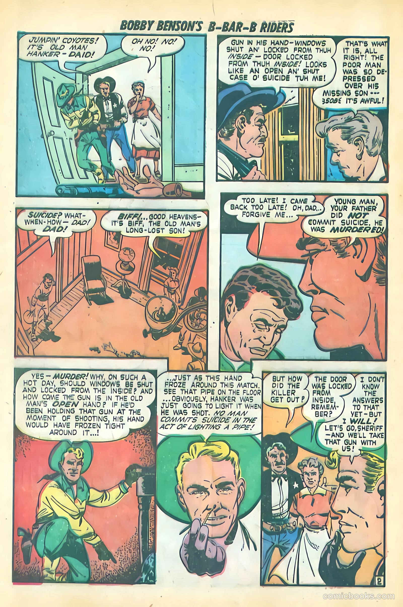 Bobby Benson's B-Bar-B Riders #12 (1951) — page 12 of 36