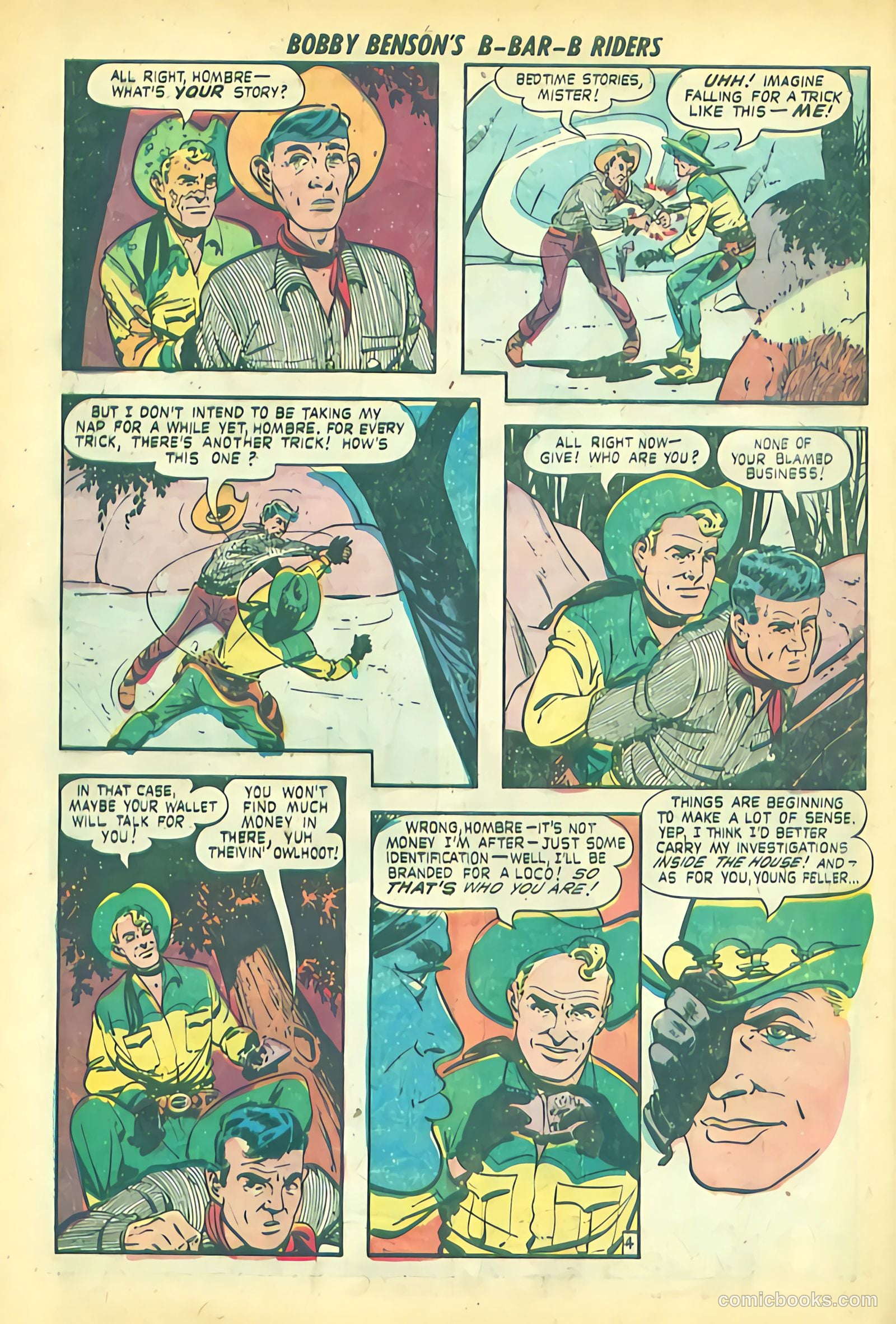 Bobby Benson's B-Bar-B Riders #12 (1951) — page 14 of 36