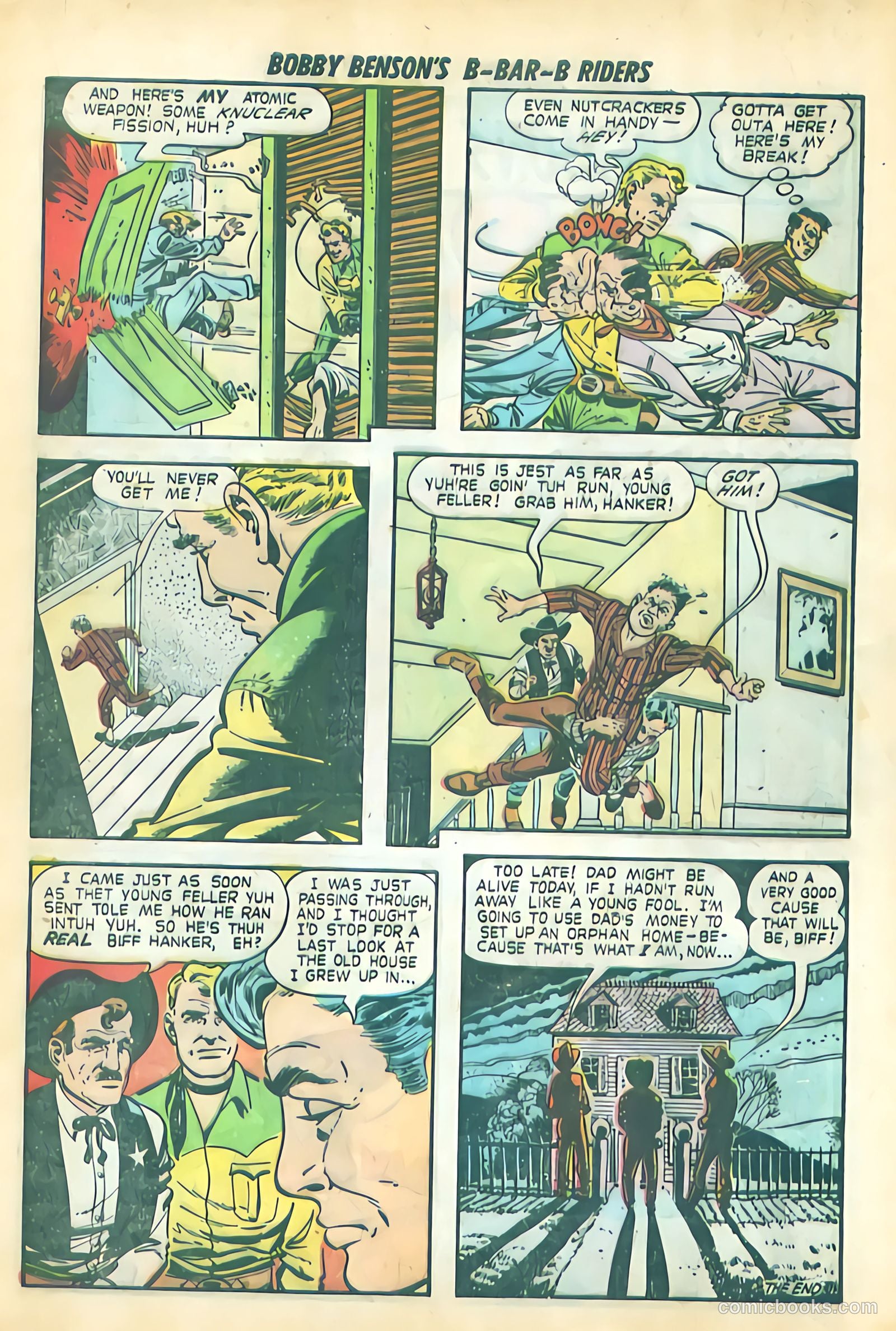 Bobby Benson's B-Bar-B Riders #12 (1951) — page 17 of 36