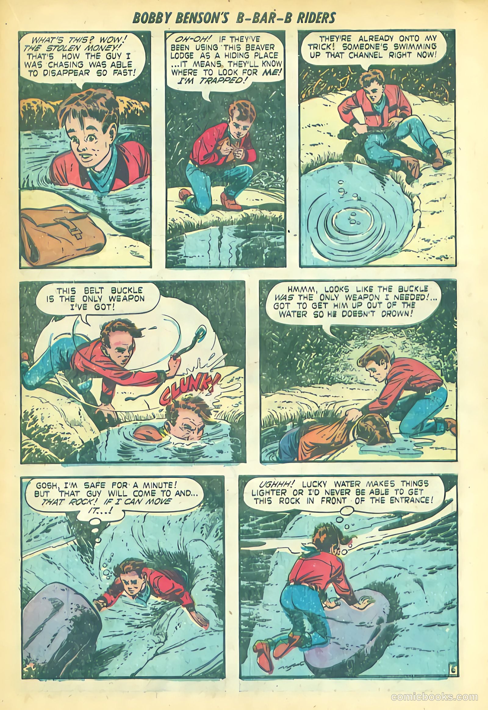 Bobby Benson's B-Bar-B Riders #12 (1951) — page 23 of 36