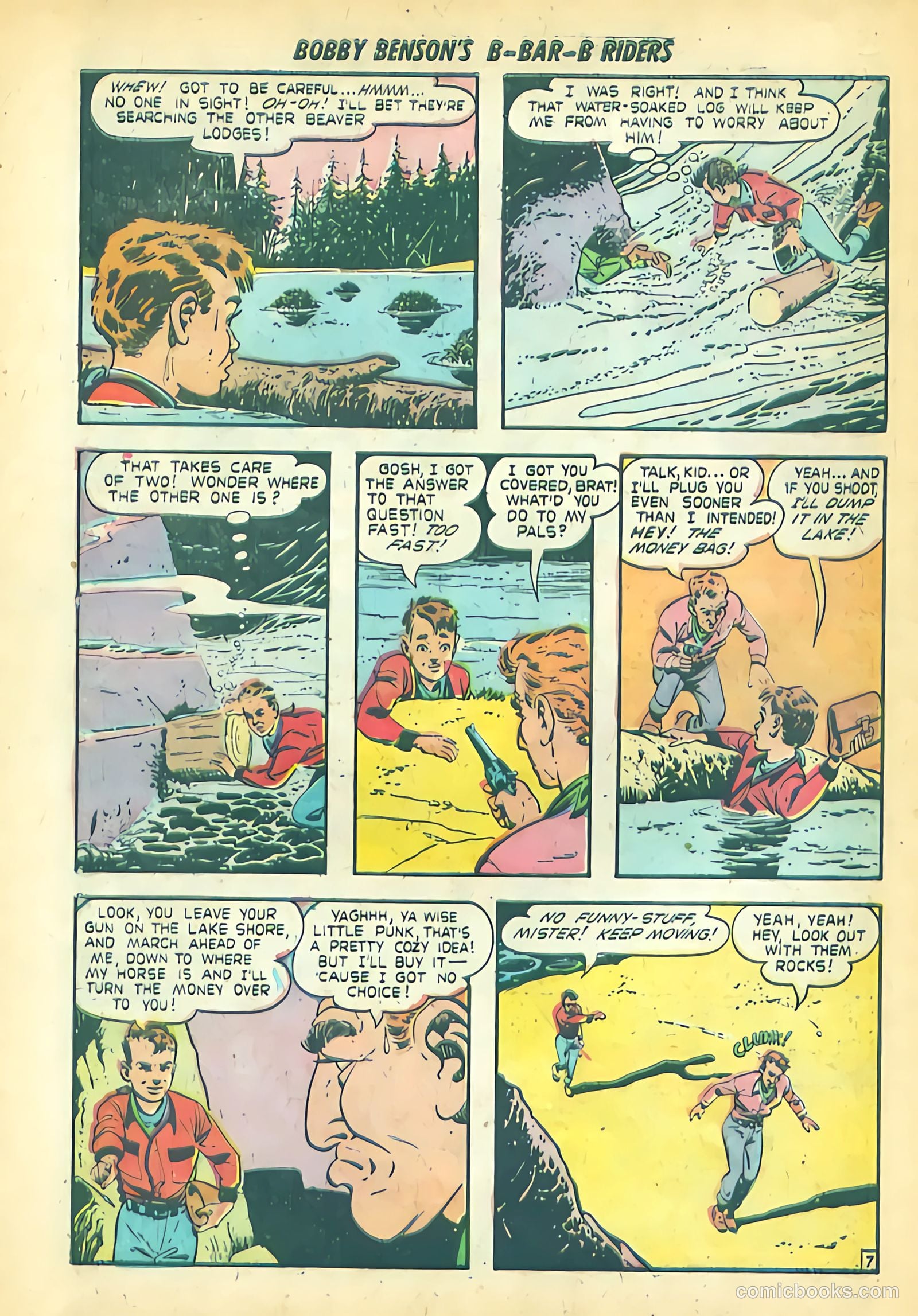 Bobby Benson's B-Bar-B Riders #12 (1951) — page 24 of 36