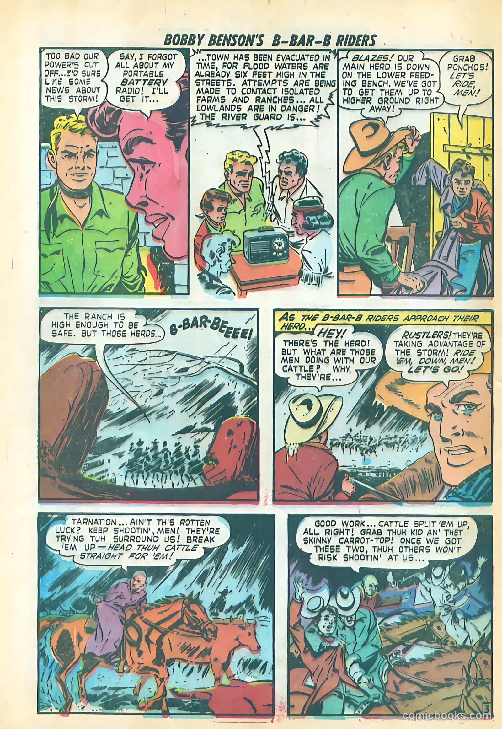 Bobby Benson's B-Bar-B Riders #12 (1951) — page 28 of 36