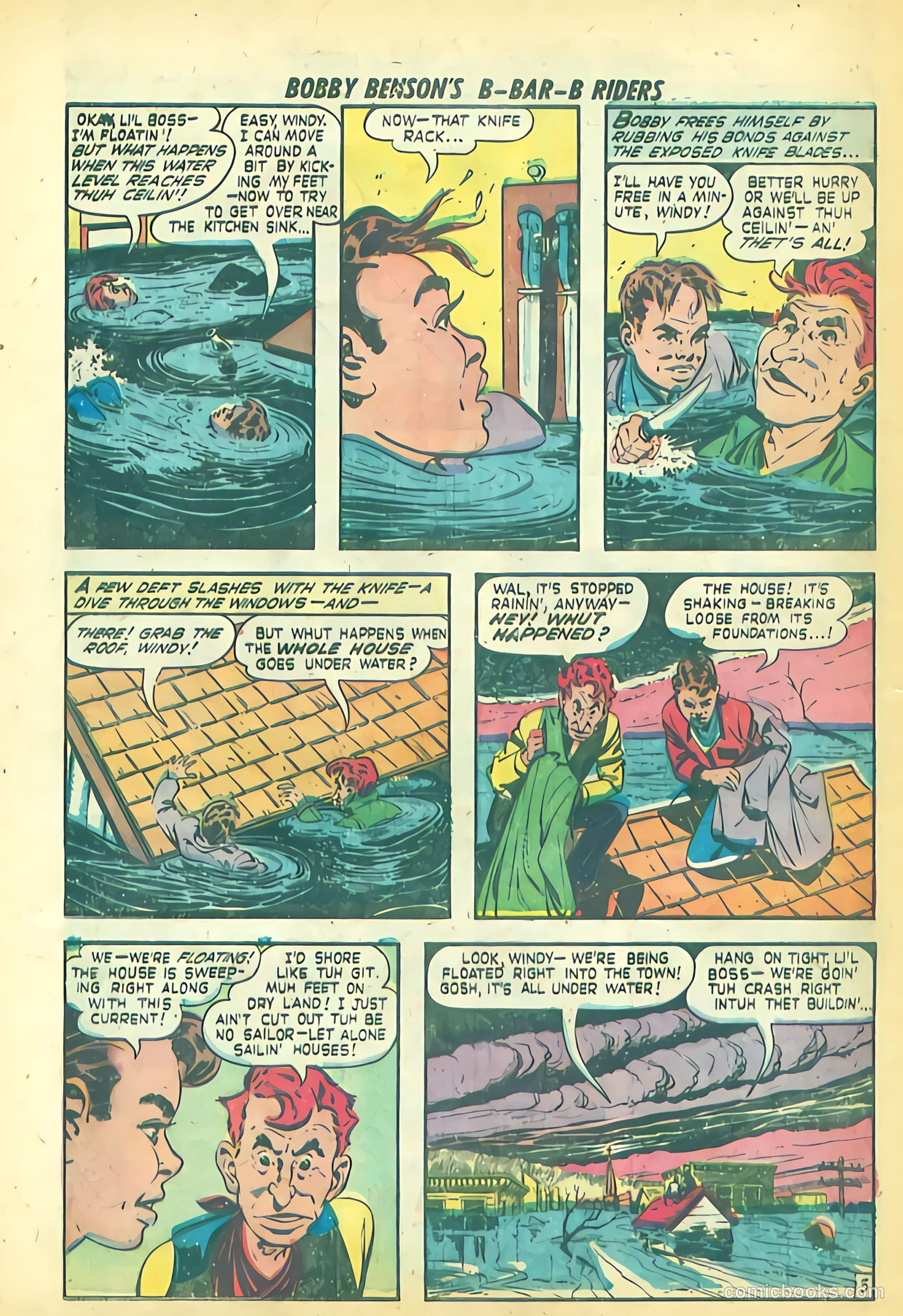 Bobby Benson's B-Bar-B Riders #12 (1951) — page 30 of 36
