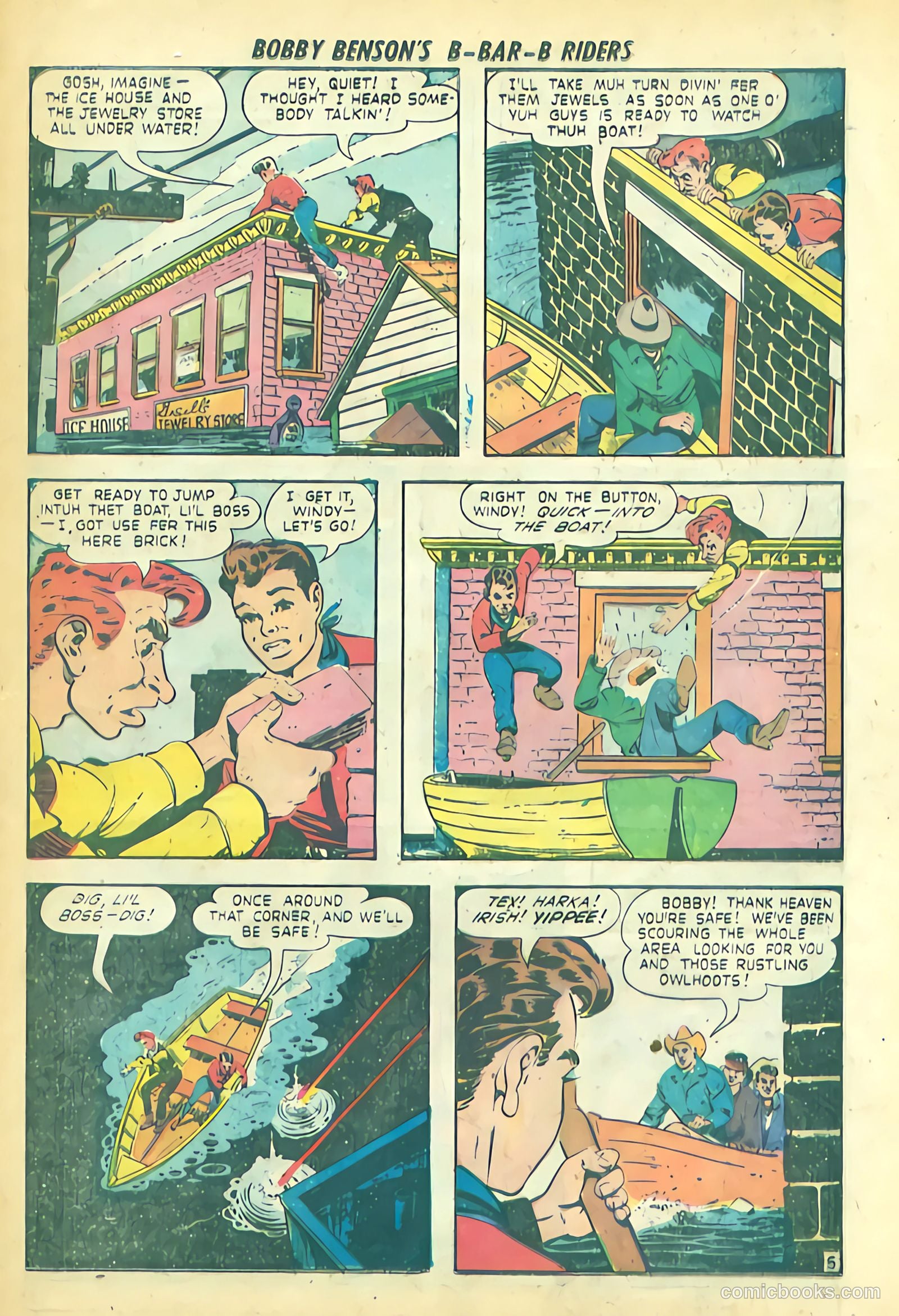 Bobby Benson's B-Bar-B Riders #12 (1951) — page 31 of 36