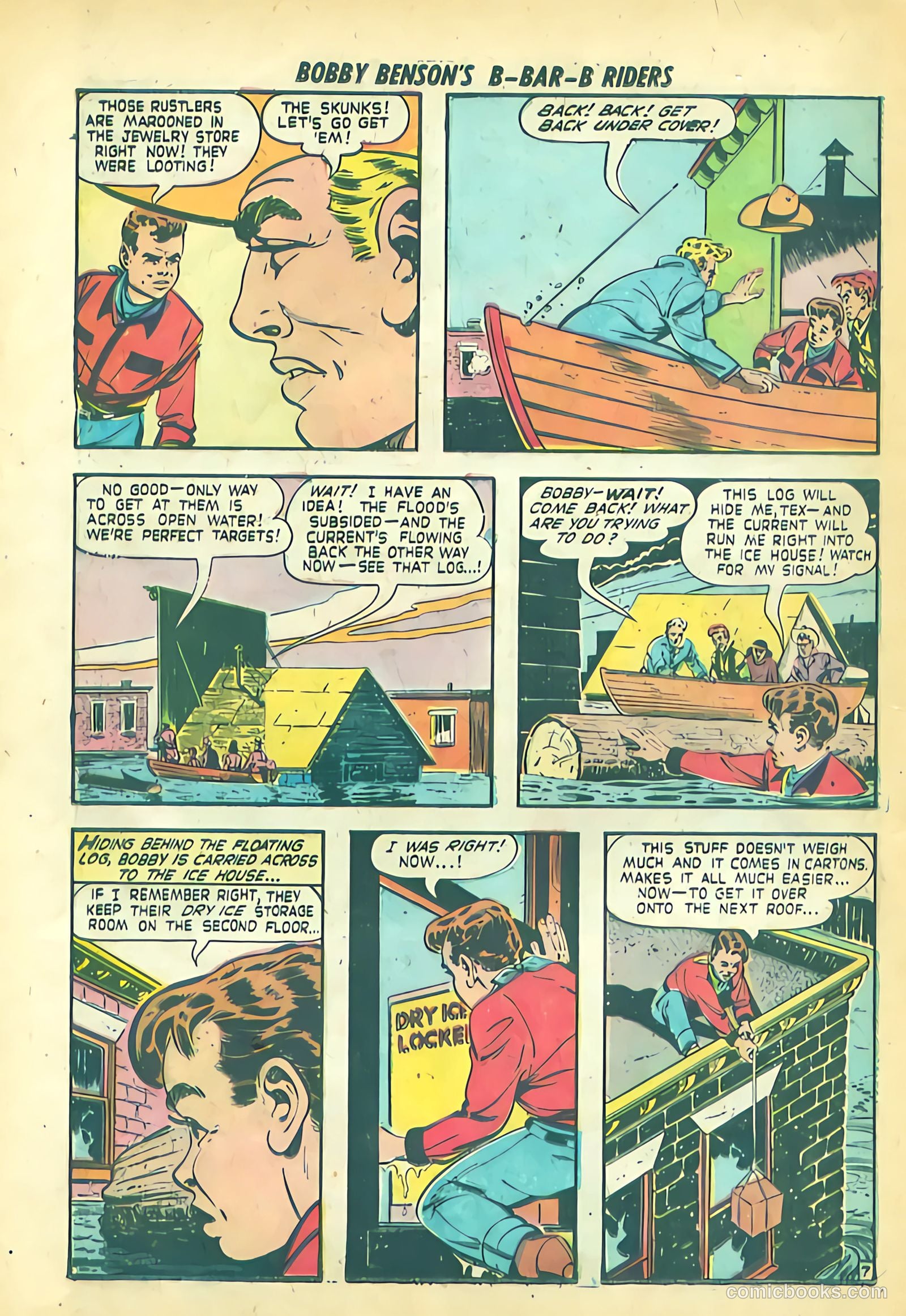 Bobby Benson's B-Bar-B Riders #12 (1951) — page 32 of 36