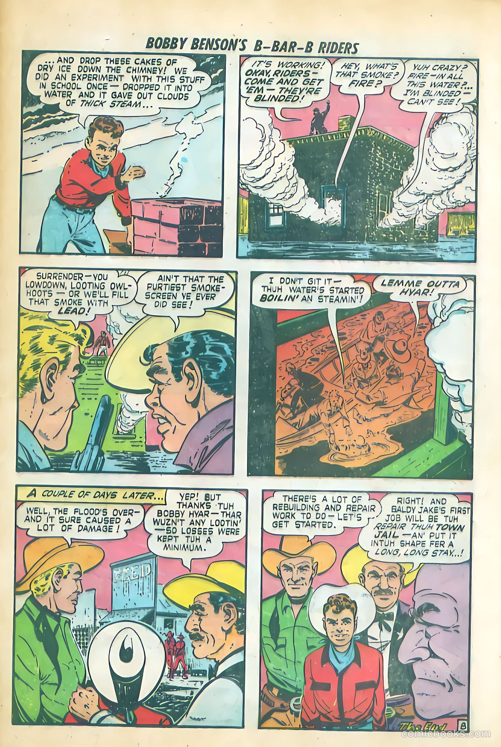 Bobby Benson's B-Bar-B Riders #12 (1951) — page 33 of 36