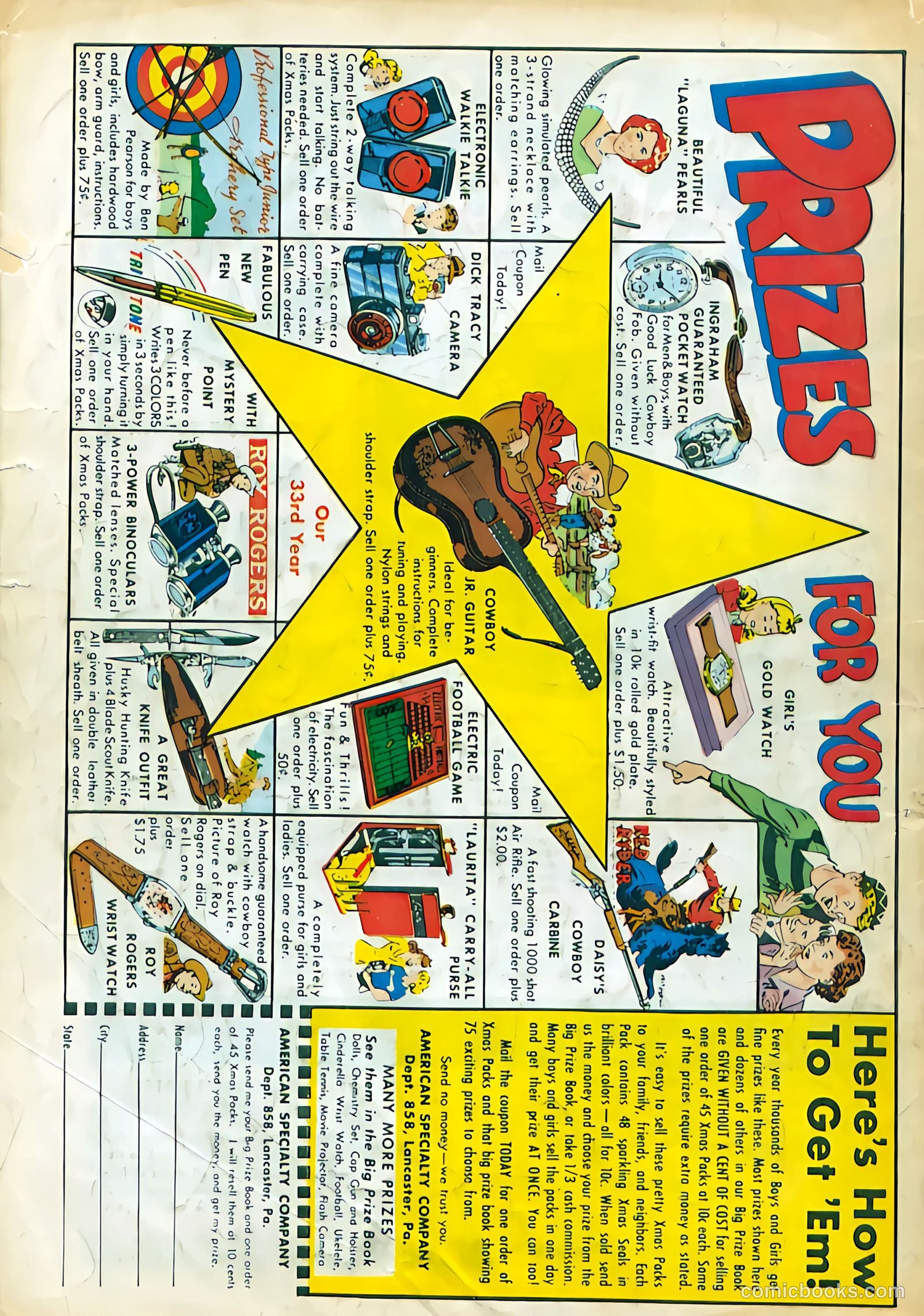 Bobby Benson's B-Bar-B Riders #12 (1951) — page 36 of 36
