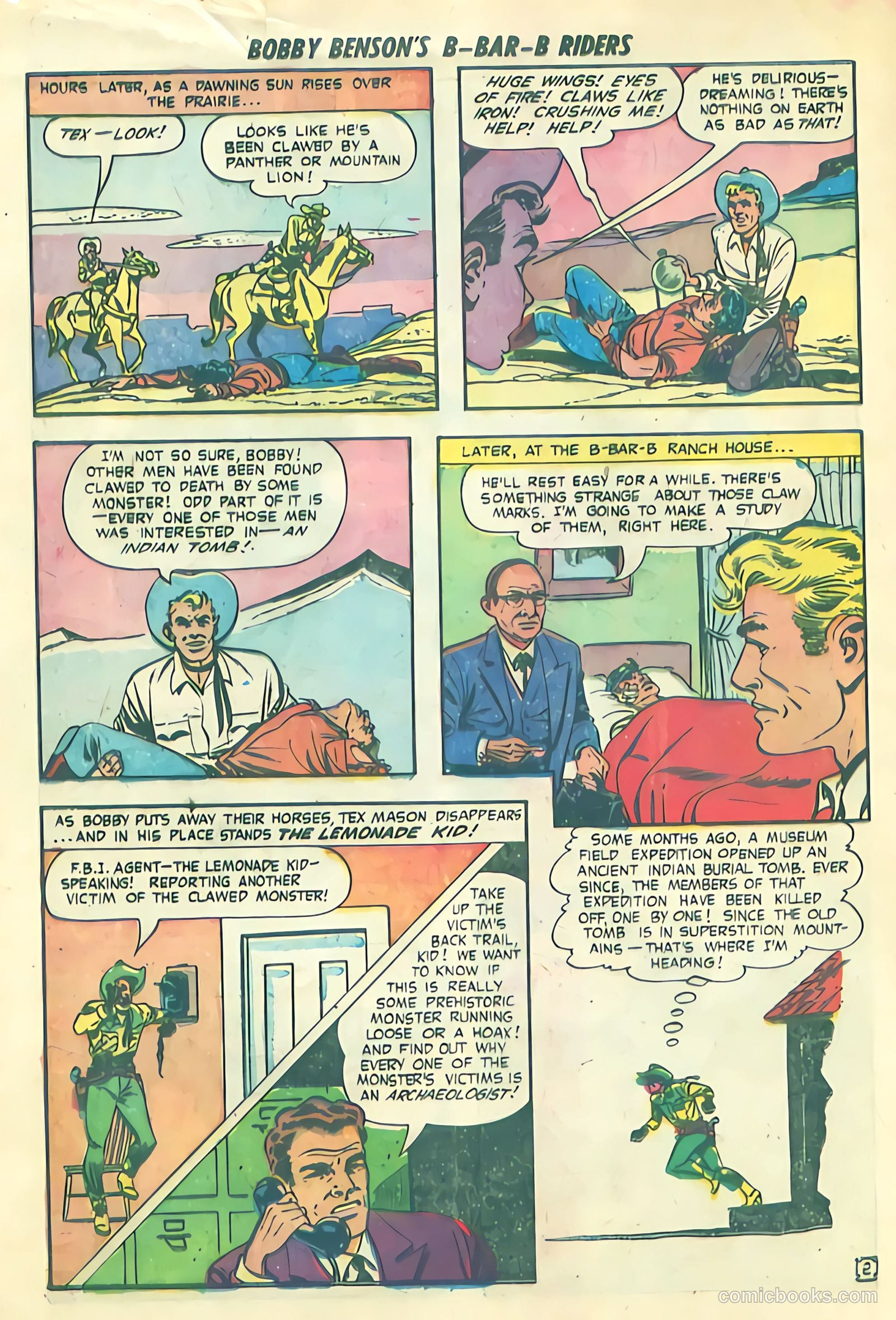 Bobby Benson's B-Bar-B Riders #13 (1952) — page 4 of 36
