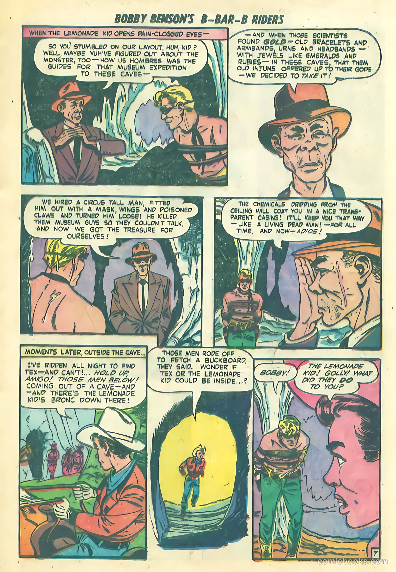 Bobby Benson's B-Bar-B Riders #13 (1952) — page 9 of 36