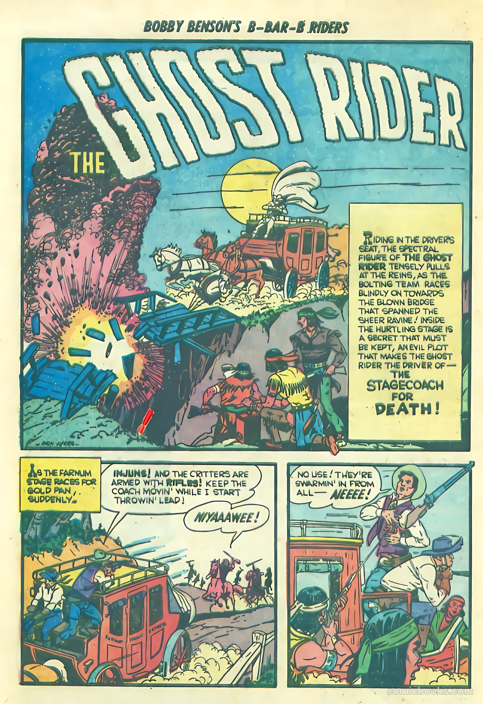 Bobby Benson's B-Bar-B Riders #13 (1952) — page 12 of 36