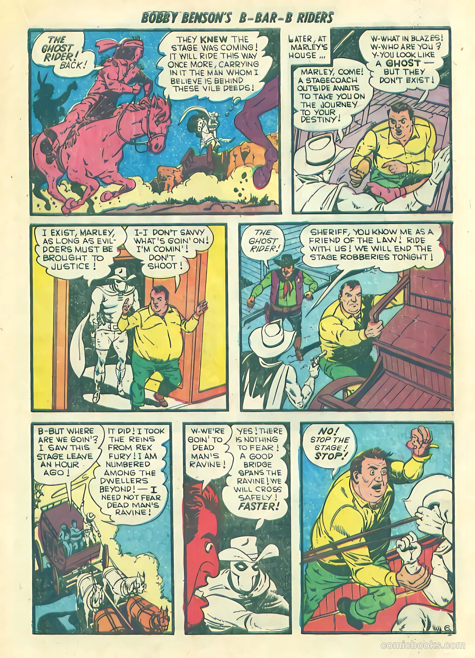Bobby Benson's B-Bar-B Riders #13 (1952) — page 17 of 36