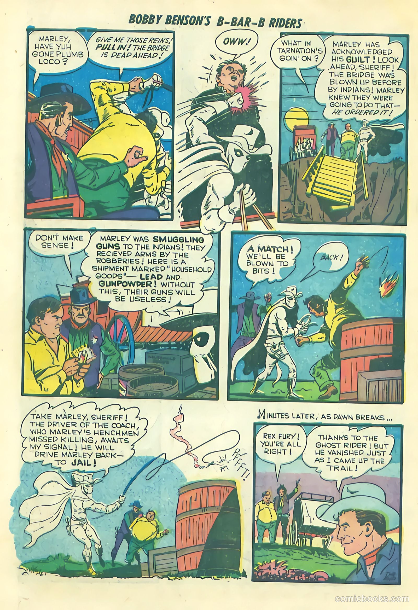 Bobby Benson's B-Bar-B Riders #13 (1952) — page 18 of 36
