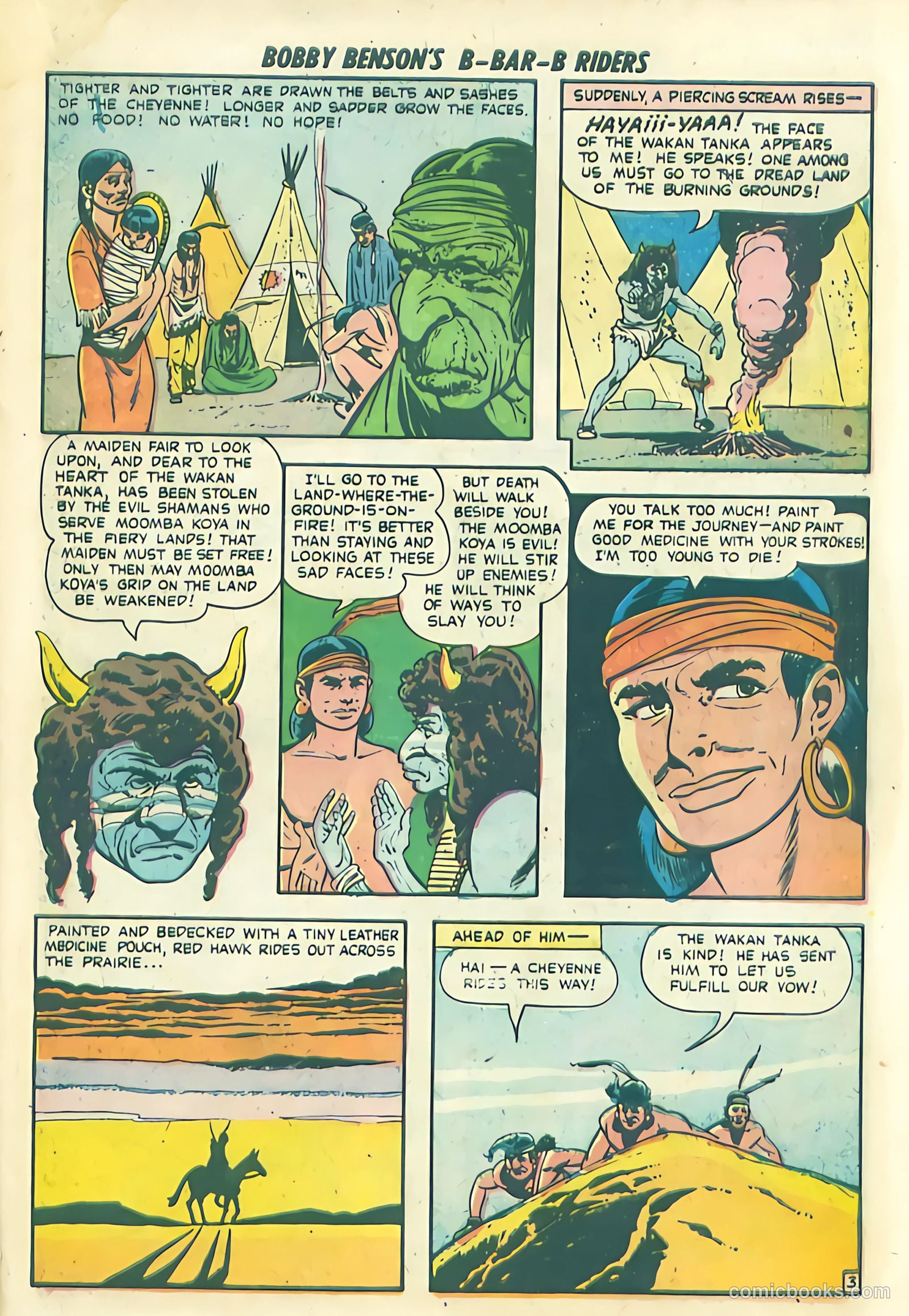Bobby Benson's B-Bar-B Riders #13 (1952) — page 21 of 36