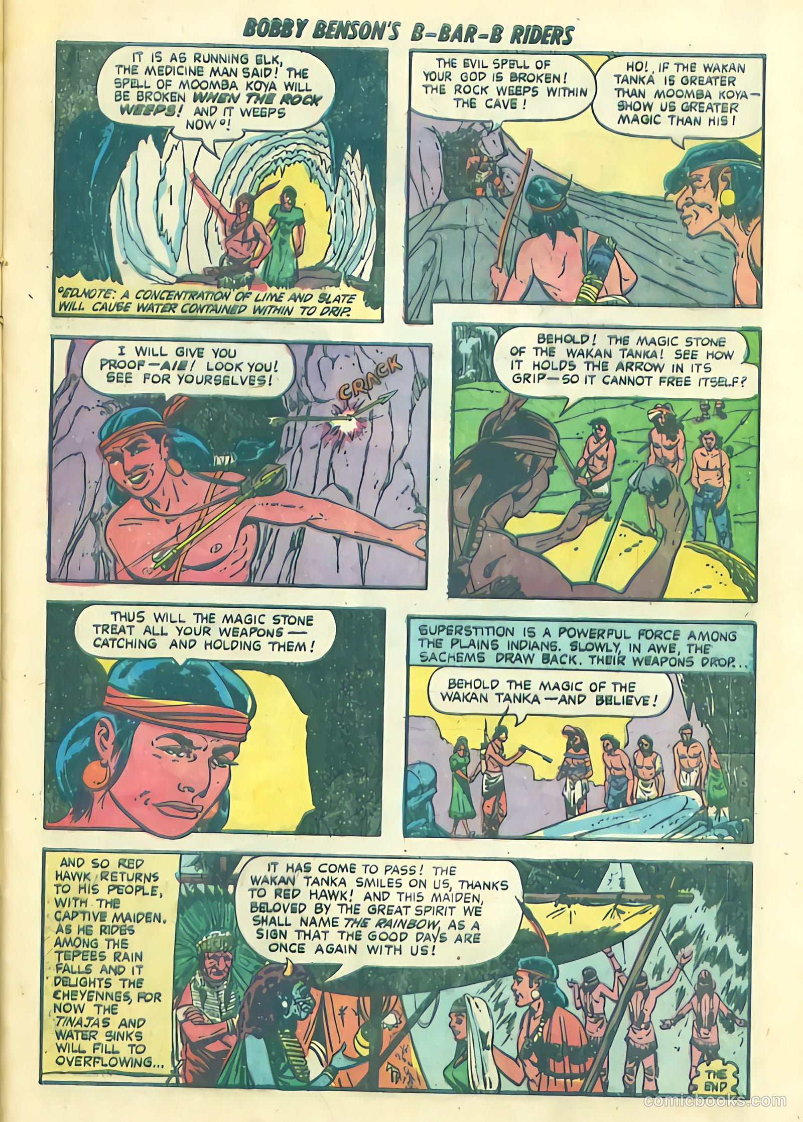 Bobby Benson's B-Bar-B Riders #13 (1952) — page 25 of 36
