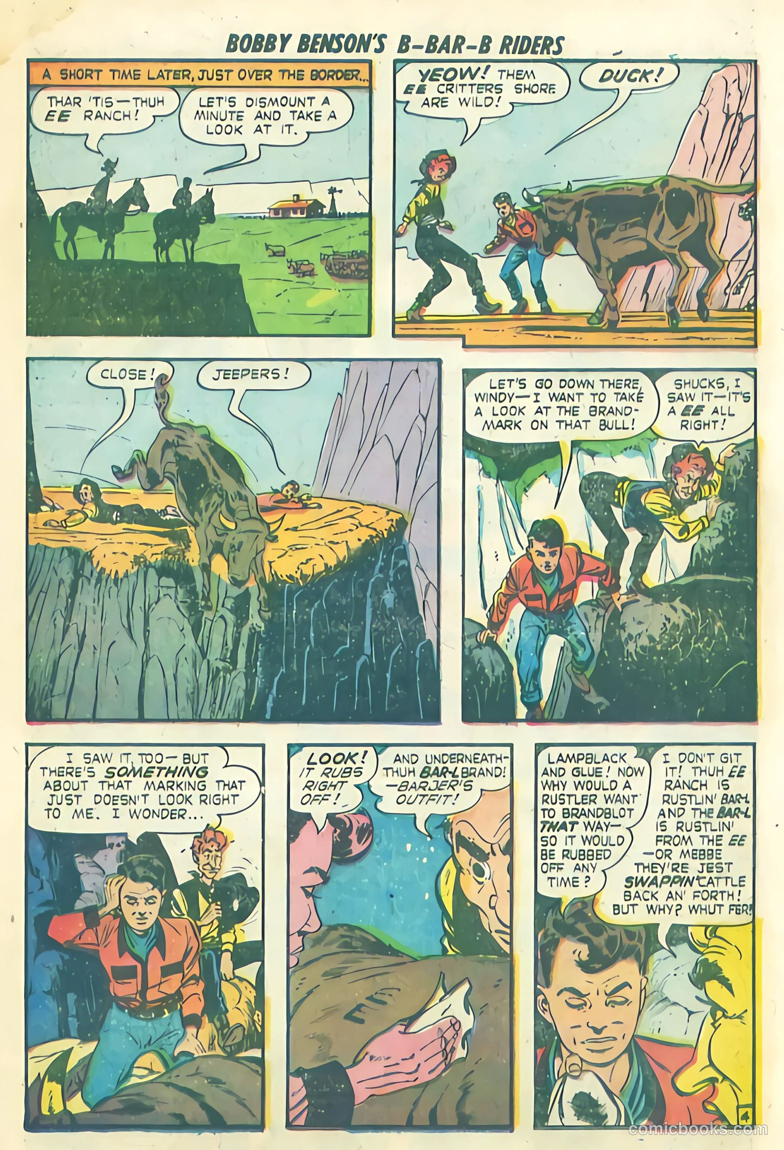 Bobby Benson's B-Bar-B Riders #13 (1952) — page 29 of 36