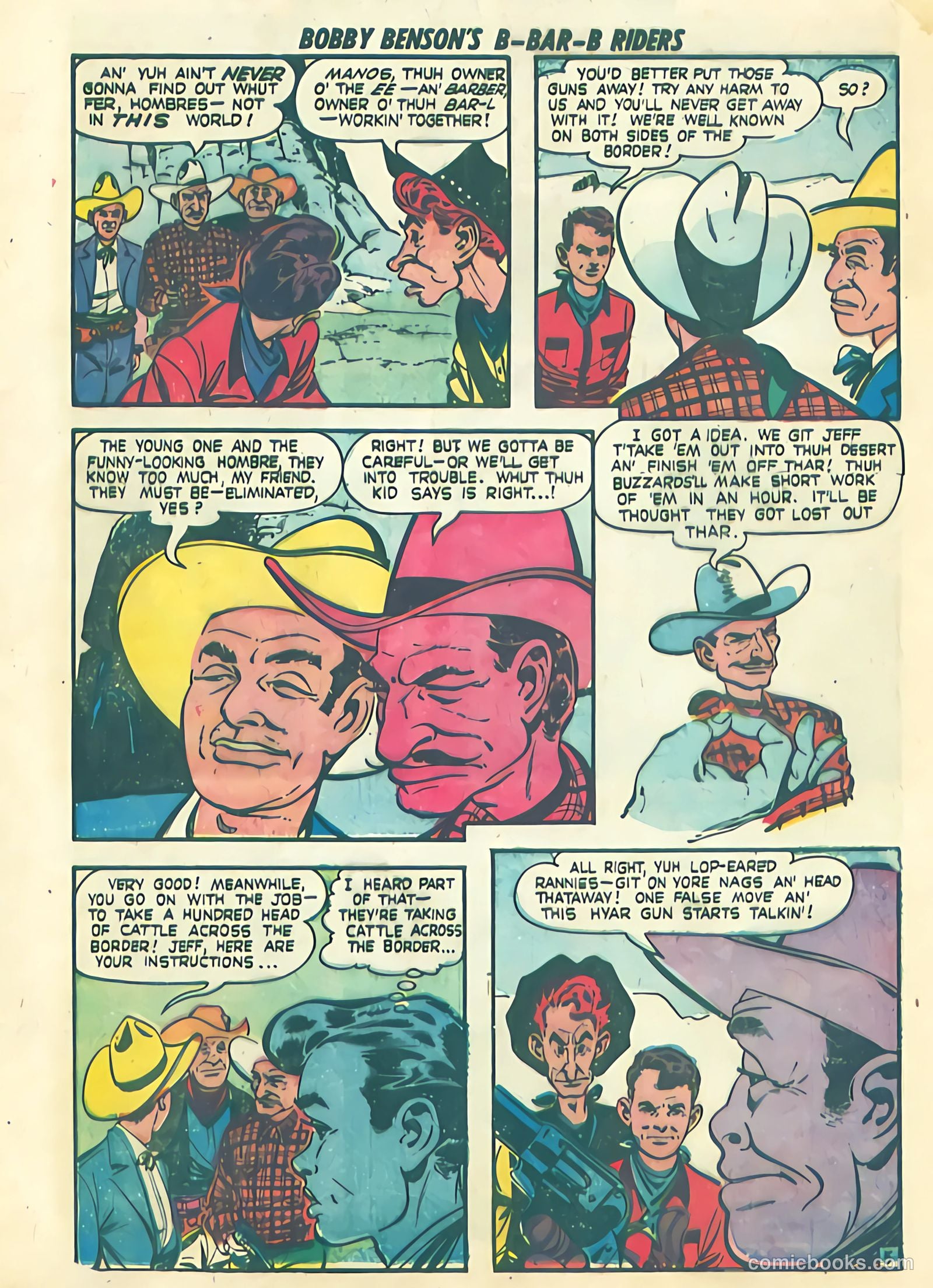 Bobby Benson's B-Bar-B Riders #13 (1952) — page 30 of 36