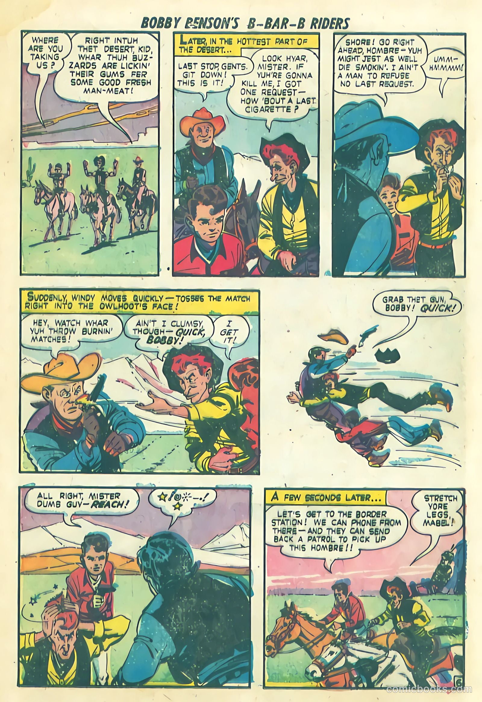 Bobby Benson's B-Bar-B Riders #13 (1952) — page 31 of 36