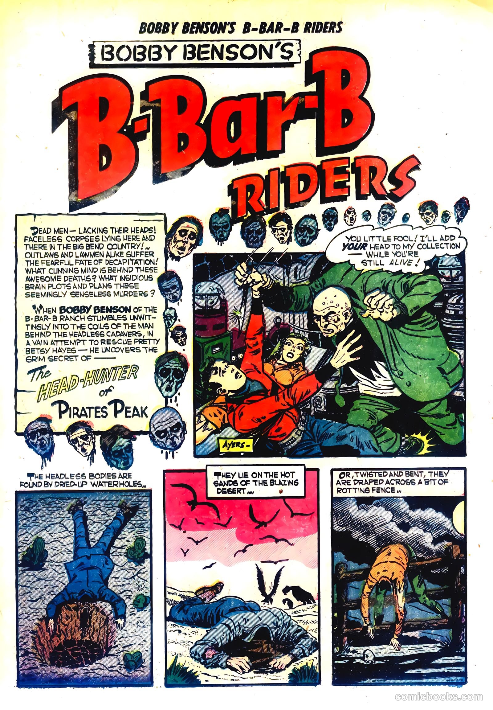 Bobby Benson's B-Bar-B Riders #14 (1952) — page 3 of 36