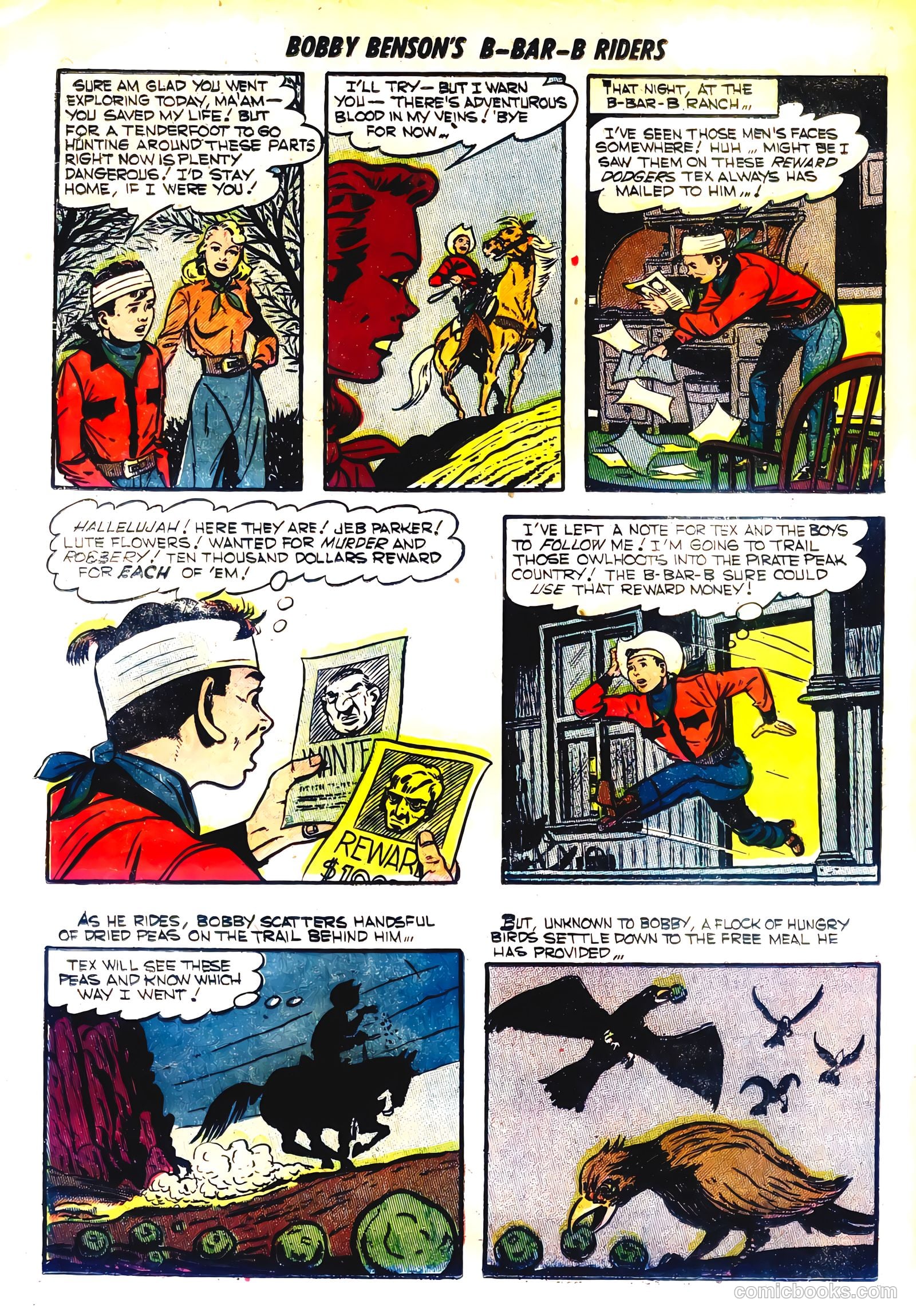 Bobby Benson's B-Bar-B Riders #14 (1952) — page 6 of 36
