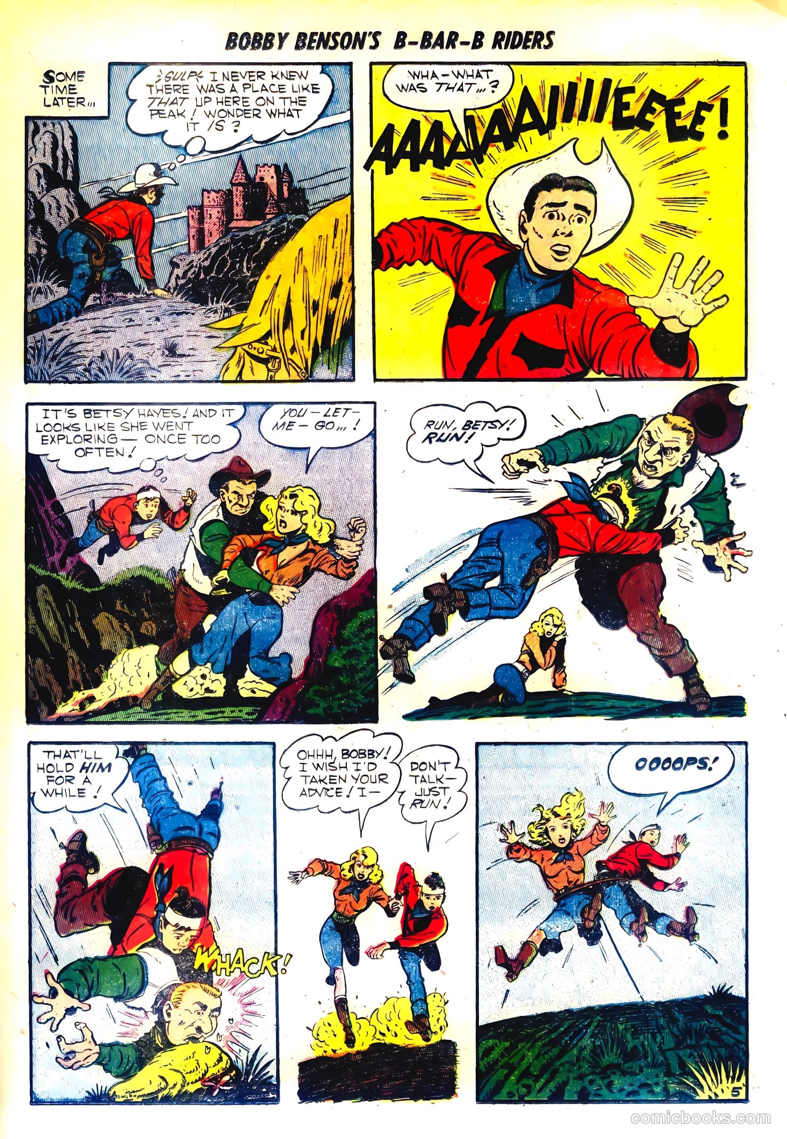 Bobby Benson's B-Bar-B Riders #14 (1952) — page 7 of 36