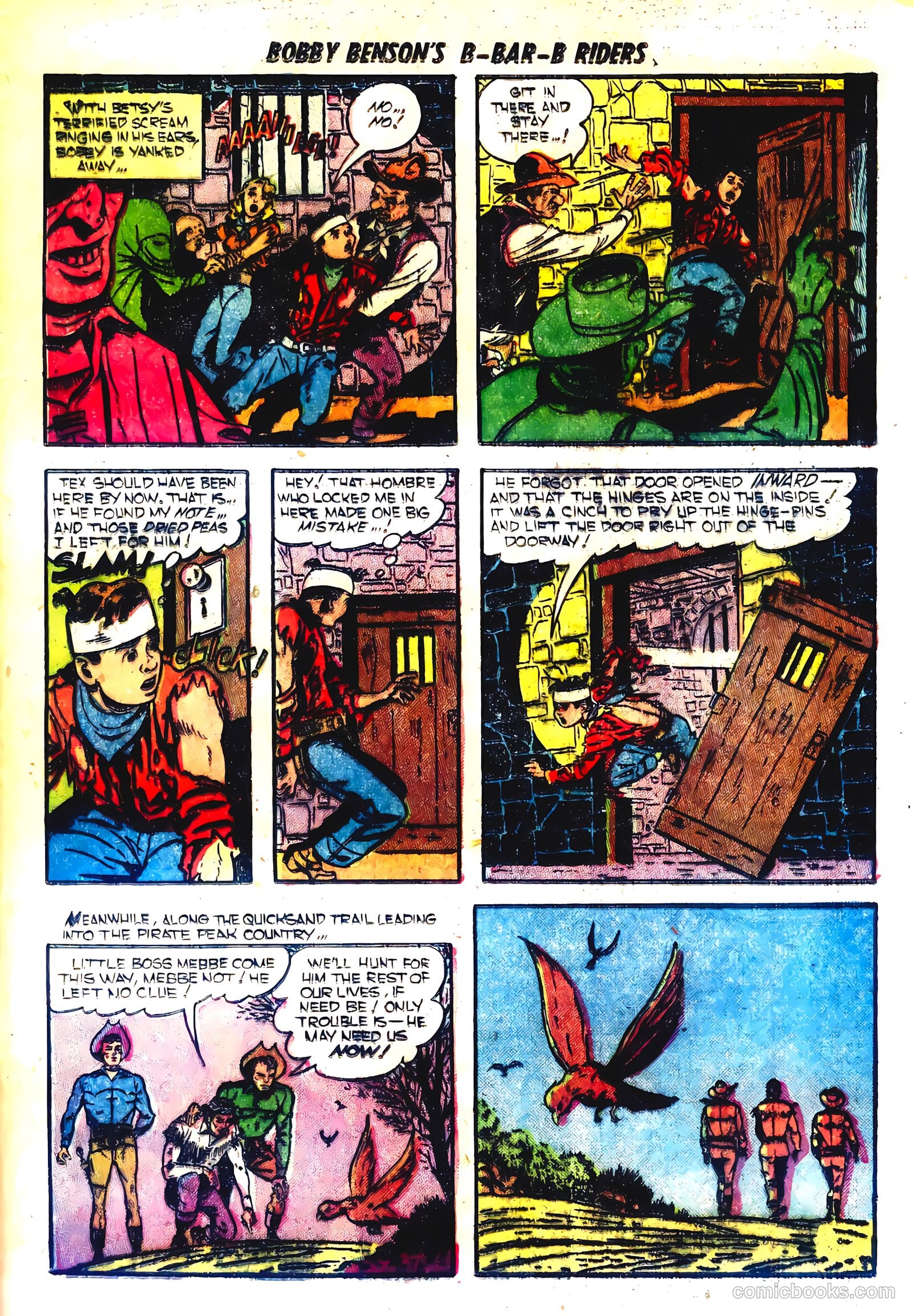Bobby Benson's B-Bar-B Riders #14 (1952) — page 9 of 36