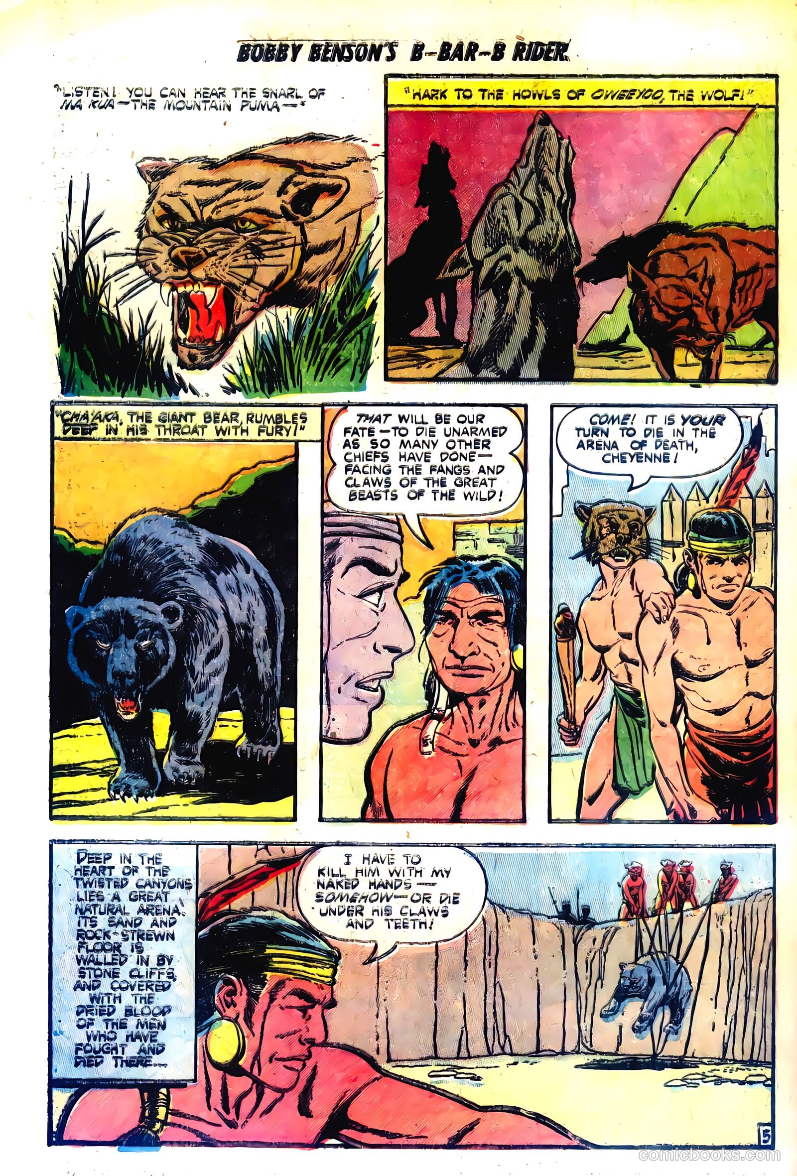 Bobby Benson's B-Bar-B Riders #14 (1952) — page 16 of 36