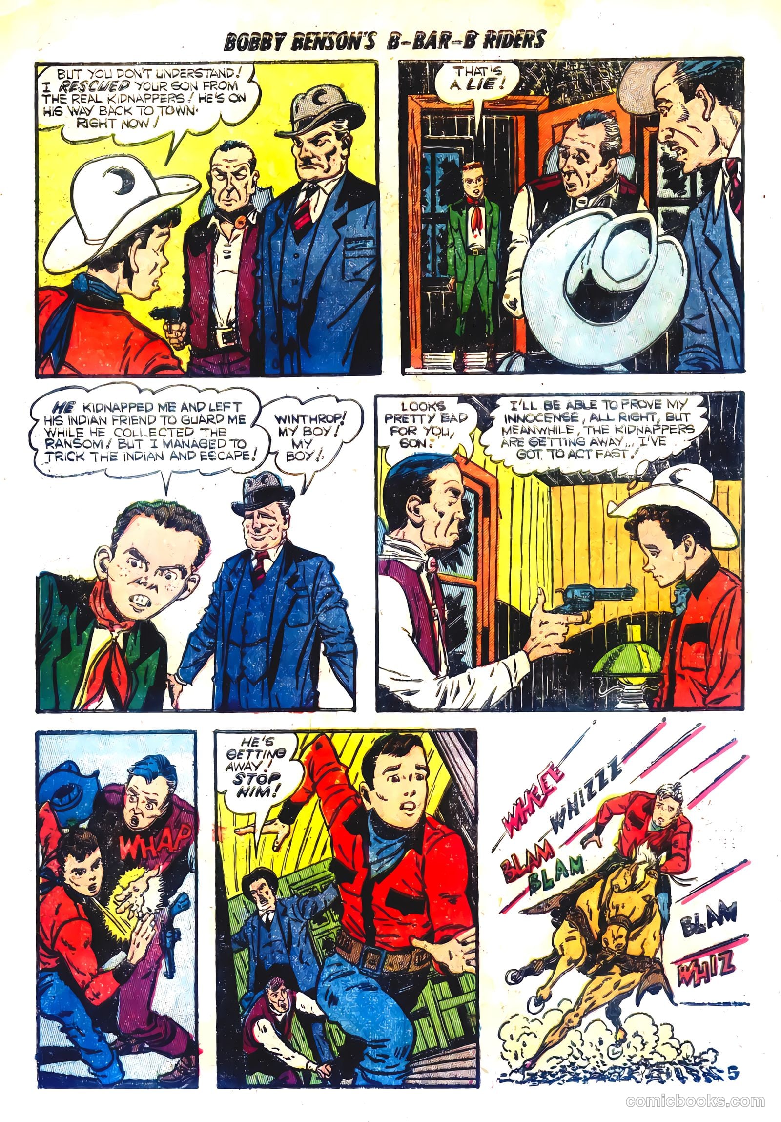 Bobby Benson's B-Bar-B Riders #14 (1952) — page 24 of 36