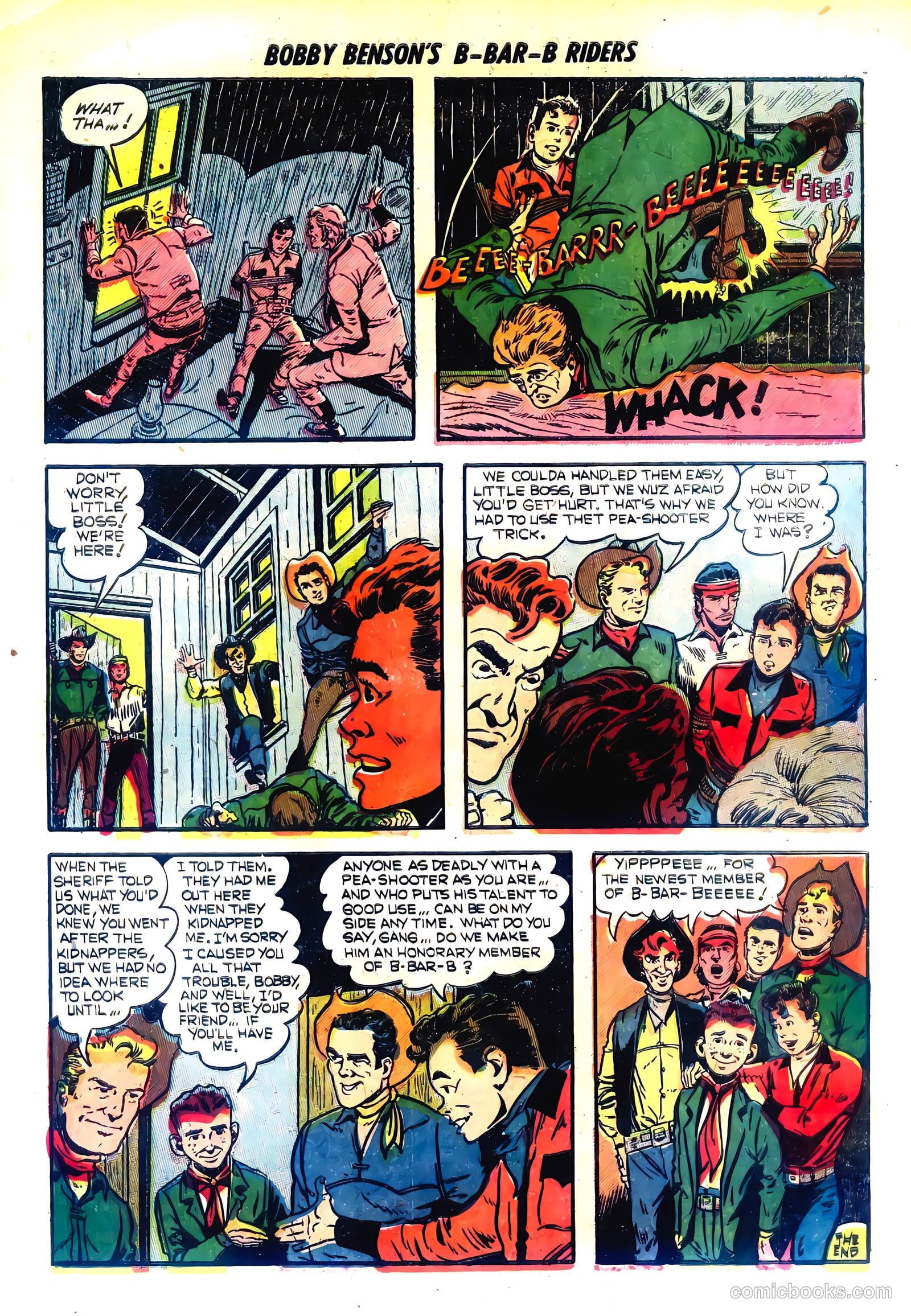 Bobby Benson's B-Bar-B Riders #14 (1952) — page 26 of 36