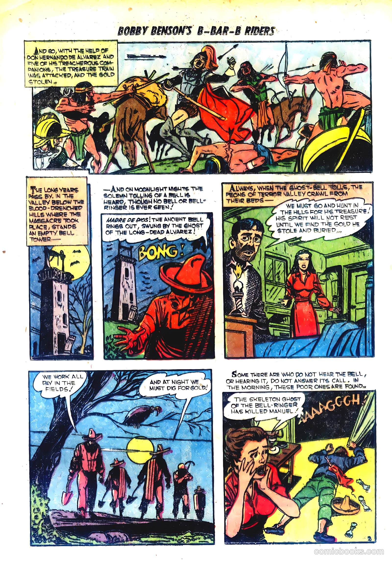 Bobby Benson's B-Bar-B Riders #14 (1952) — page 28 of 36