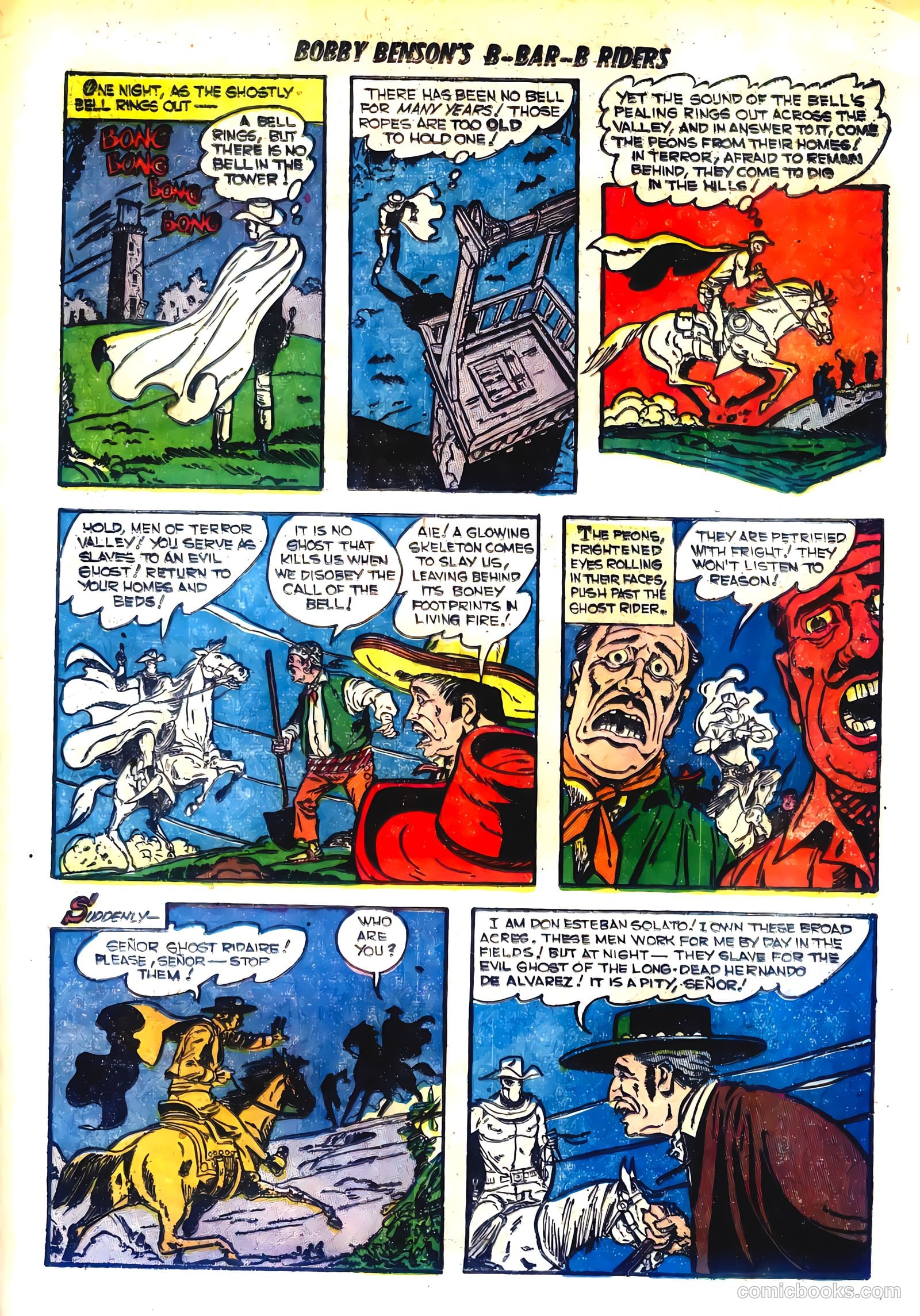 Bobby Benson's B-Bar-B Riders #14 (1952) — page 29 of 36